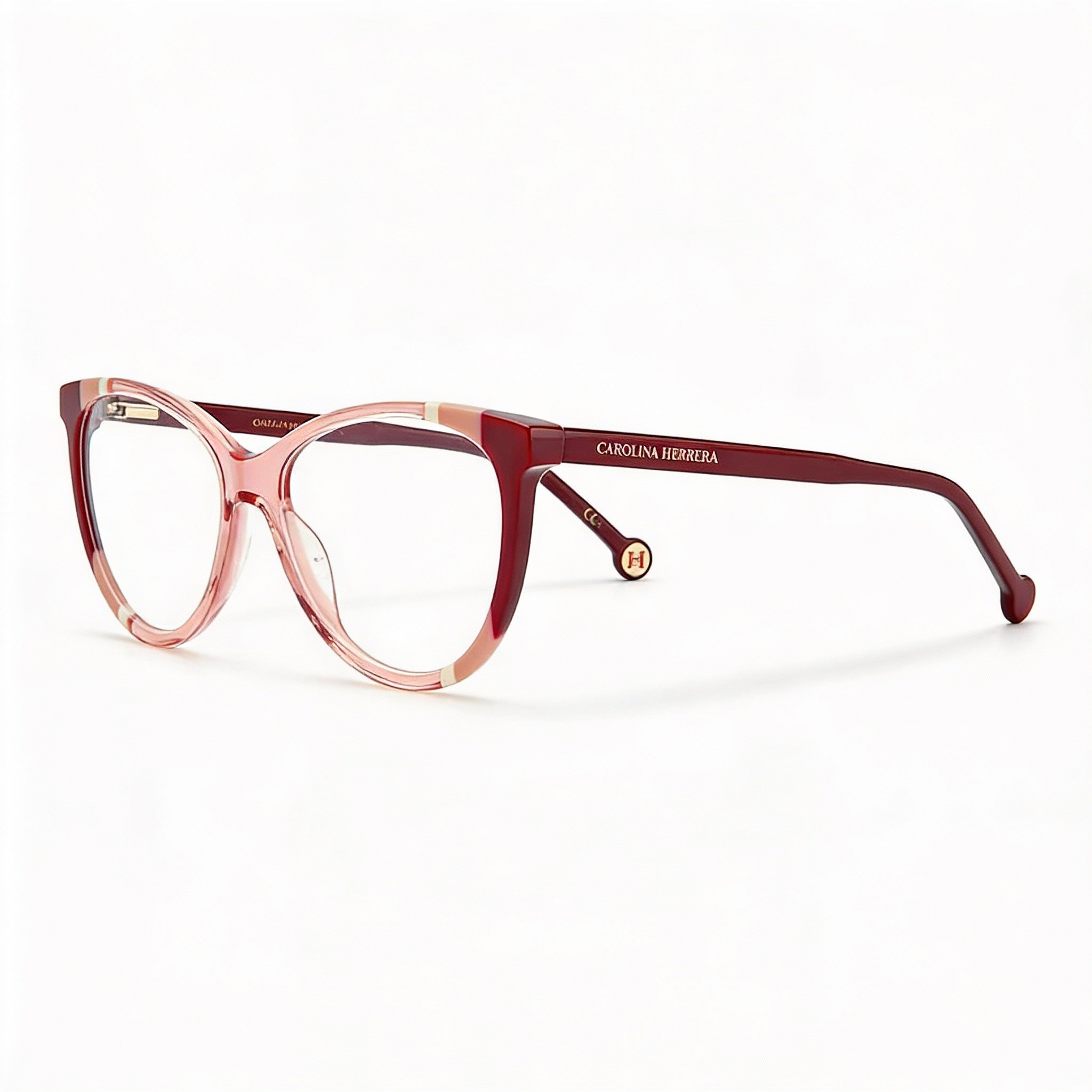 Gafas de sol Carolina Herrera Ch 0064 para mujer, montura de acetato con protección UV, color burdeos nude, 55 mm, Photo 2