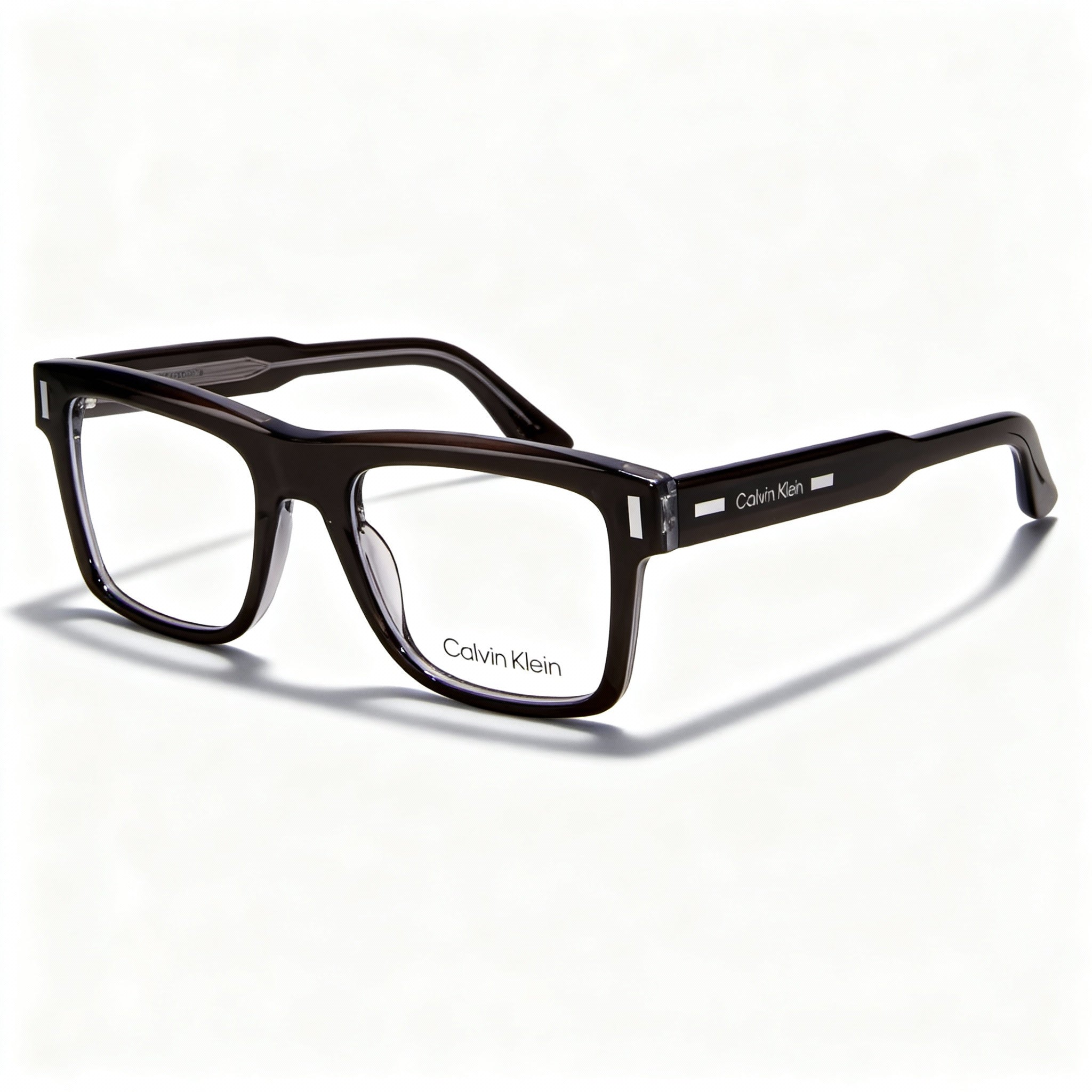 Calvin Klein Ck23519 Unisex Full Rim Rectangle Plastic Demo Eyeglasses, Slate Grey, 52mm