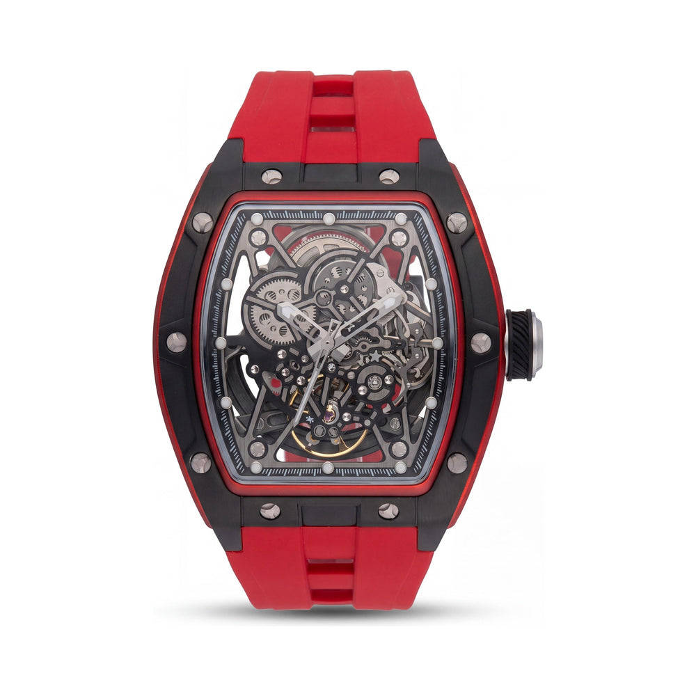 Invicta S1 Rally 49017 Reloj unisex casual automático de silicona con esfera negra de 44 mm de acero inoxidable