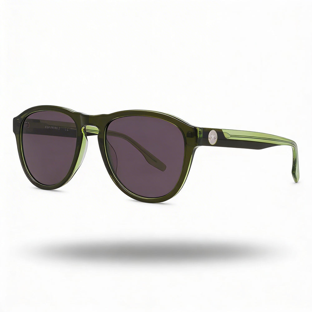 Converse Cv567s Unisex Aviator Crystal Cargo Laminate Acetate Sunglasses 54mm UV 400 Non-Polarized