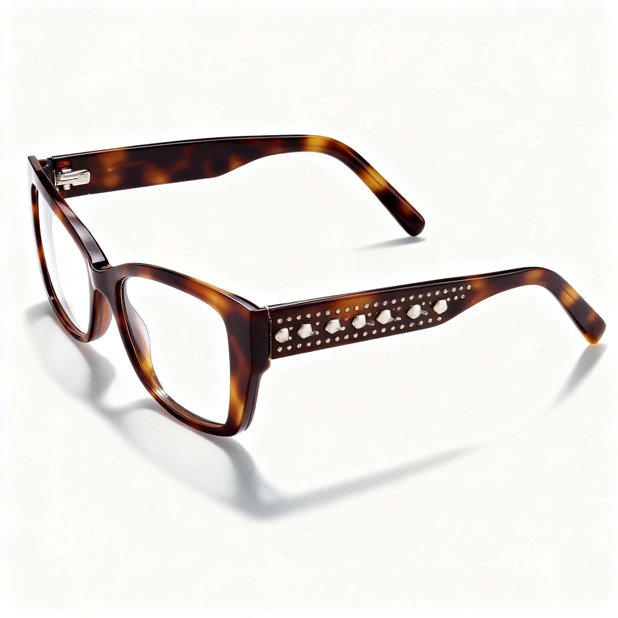 Swarovski SK5452 Women's Casual Dark Havana Plastic Frame Optical Frames 52mm Lens Width