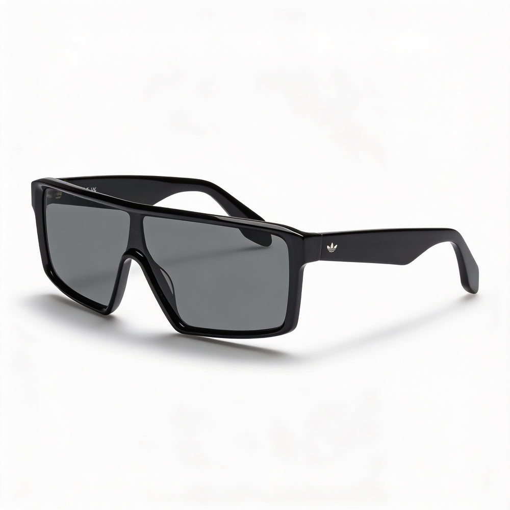 Adidas Originals Injected Sunglasses Unisex Black Acetate Frame Green Non-Polarized Lenses 18mm Bridge 150mm Temple