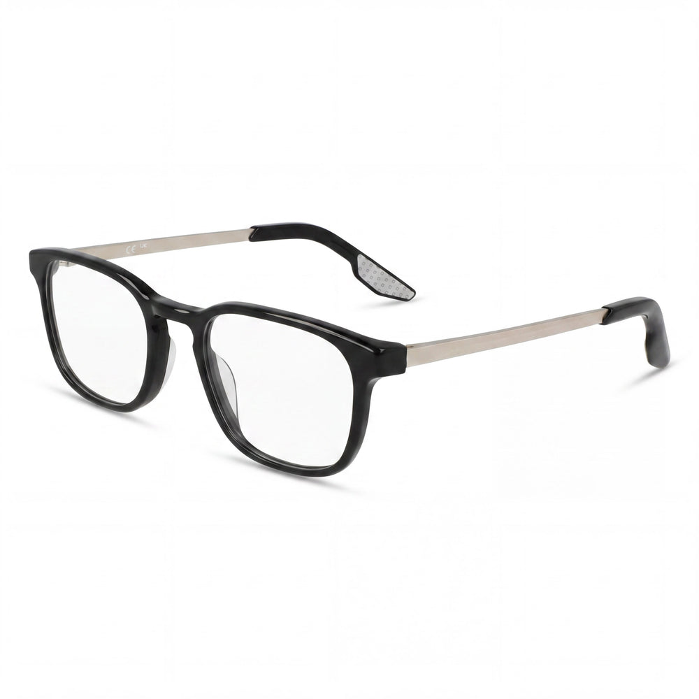 Nike 7171 Black Rectangle Eyeglasses Unisex, Metal 51mm