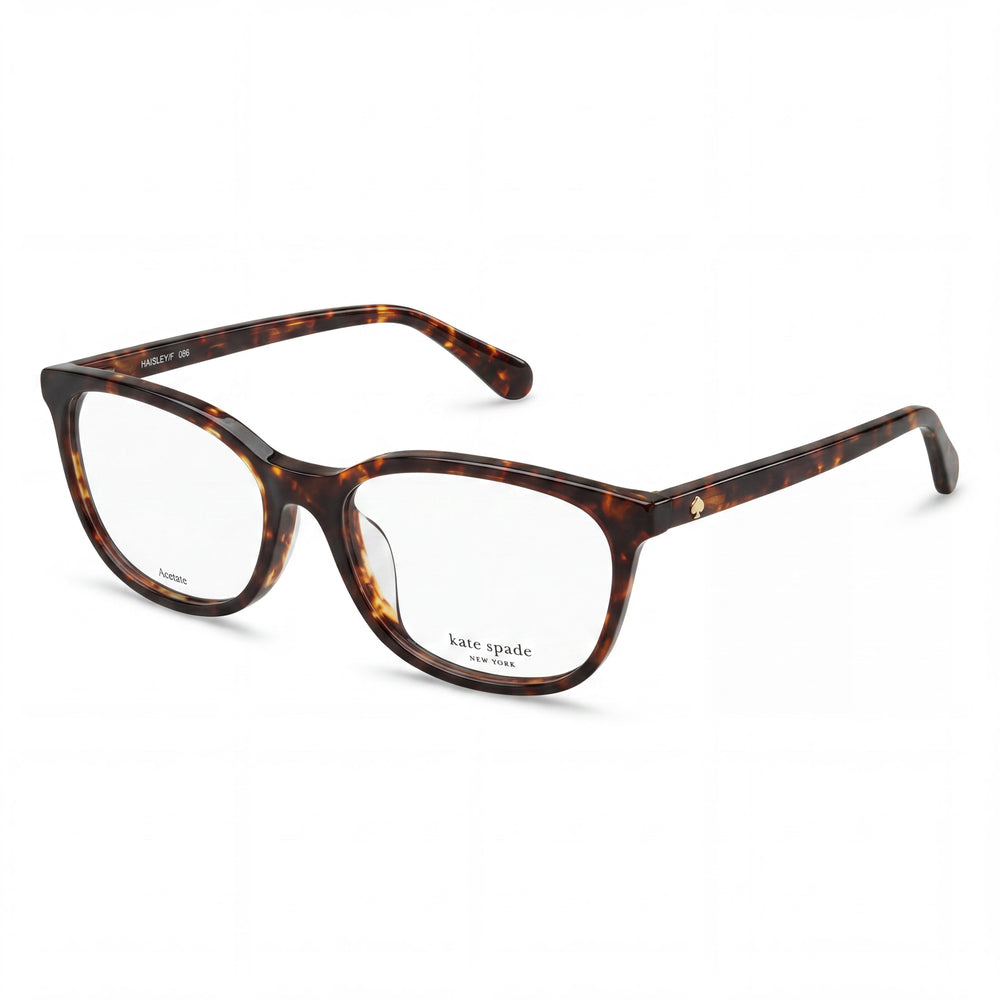 Kate Spade New York Haisley/F Unisex Eyewear with Multicolored Frame and White Glass Lenses