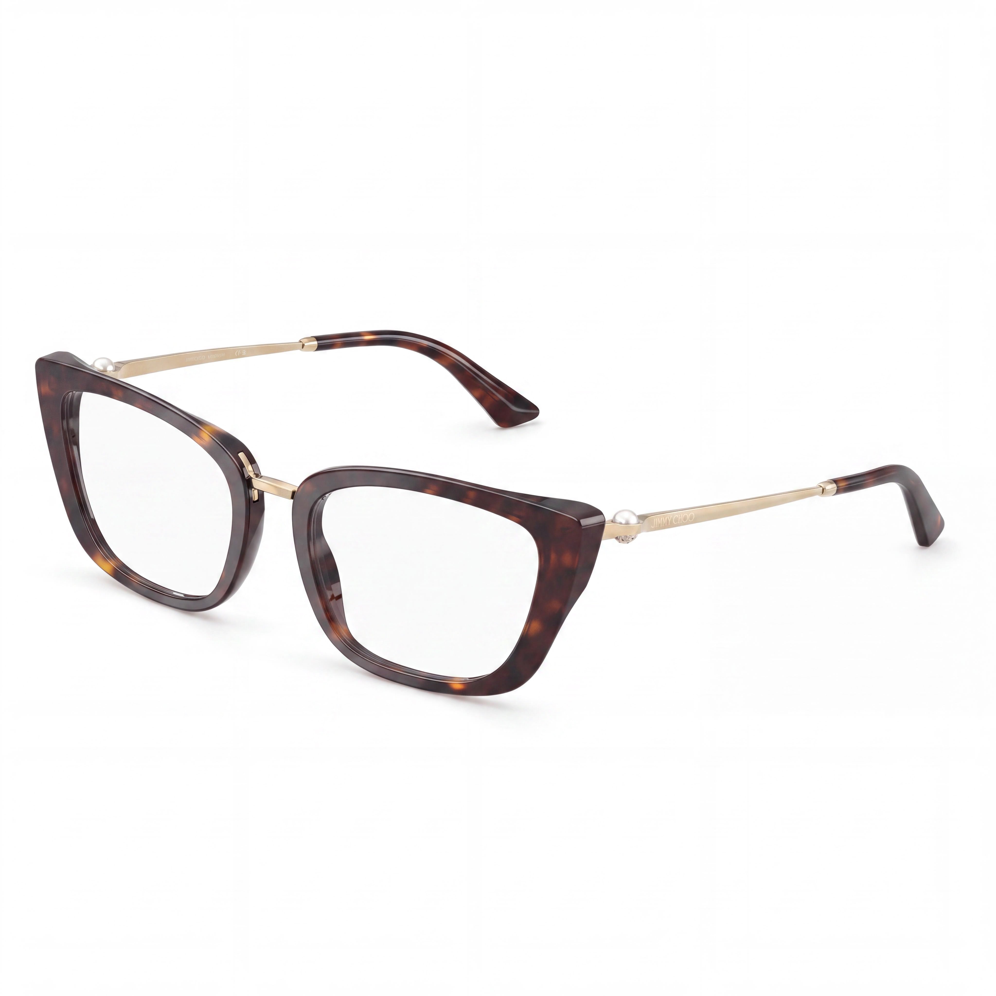 JIMMY CHOO 3034HB Classic Luxury Unisex Optical Frames with Havana Acetate, Designed for Prescription Lenses, 54mm, Photo 1
