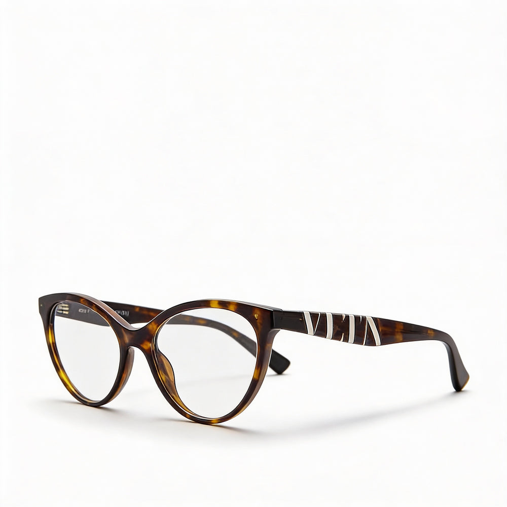 Valentino Classic VA3013 Unisex Havana Composite Frame Plastic Lens Eyeglass Frames 53mm Lens, 16mm Bridge, 140mm Temple