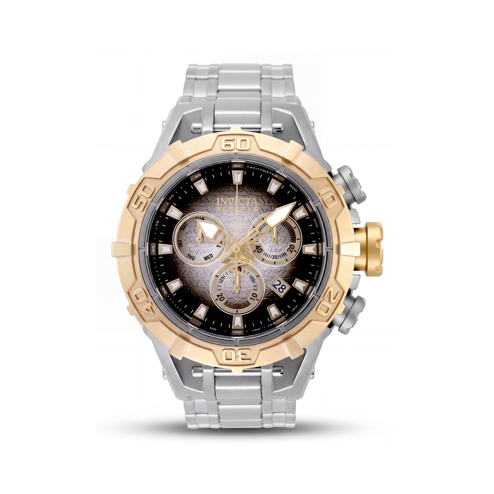 Invicta Reserve - Ocean Warrior 47851 Unisex Stainless Steel Chronograph Black Dial Bracelet Watch 54mm, Photo 1