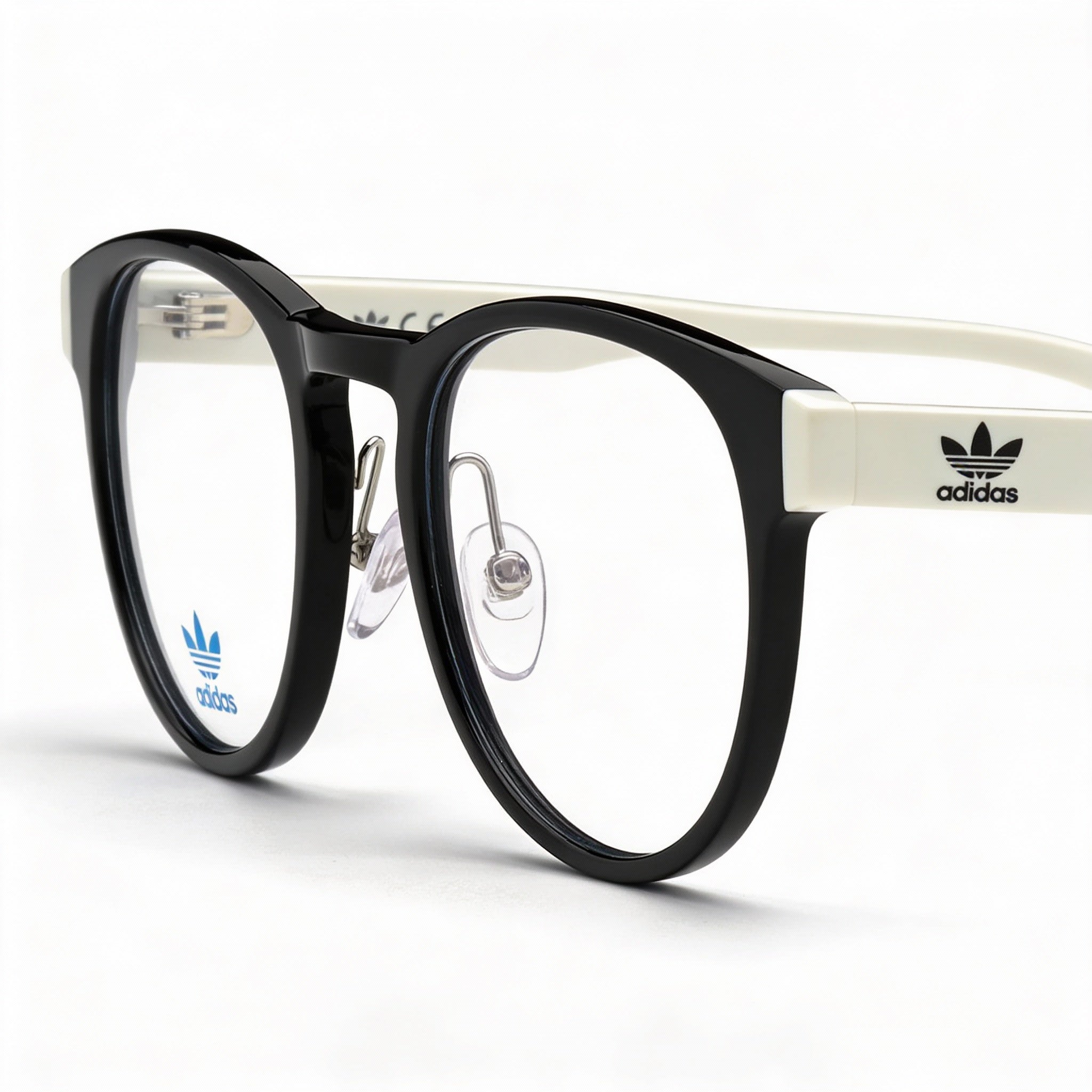 adidas Originals OR5001-H - Gafas de sol para hombre, color negro brillante, con montura de plástico y lentes sin policarbonato, 51 mm, Photo 1