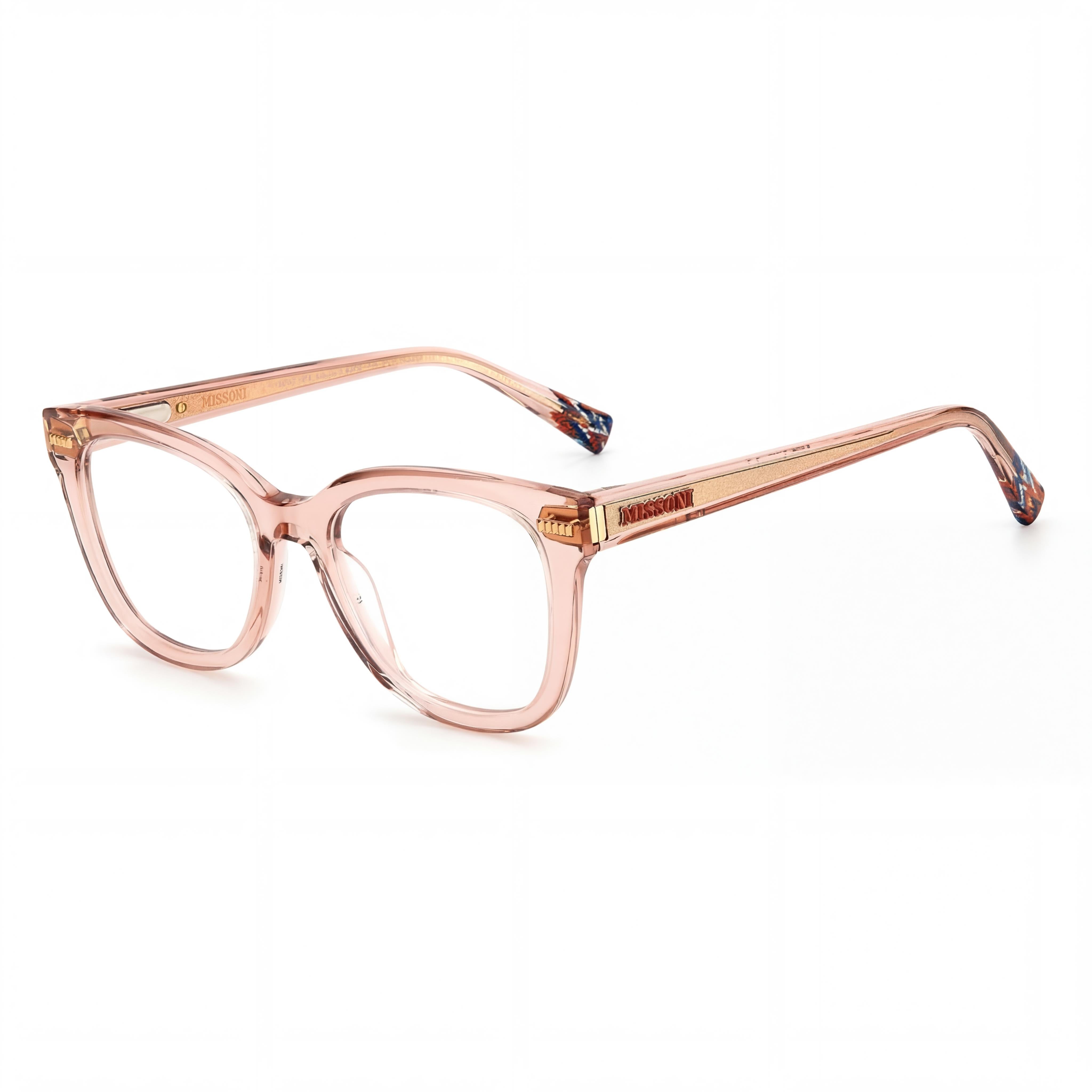 Missoni Modern Unisex Nude Acetate Frame Sunglasses, Non-Polarized Polycarbonate Lenses, 51mm, Photo 1