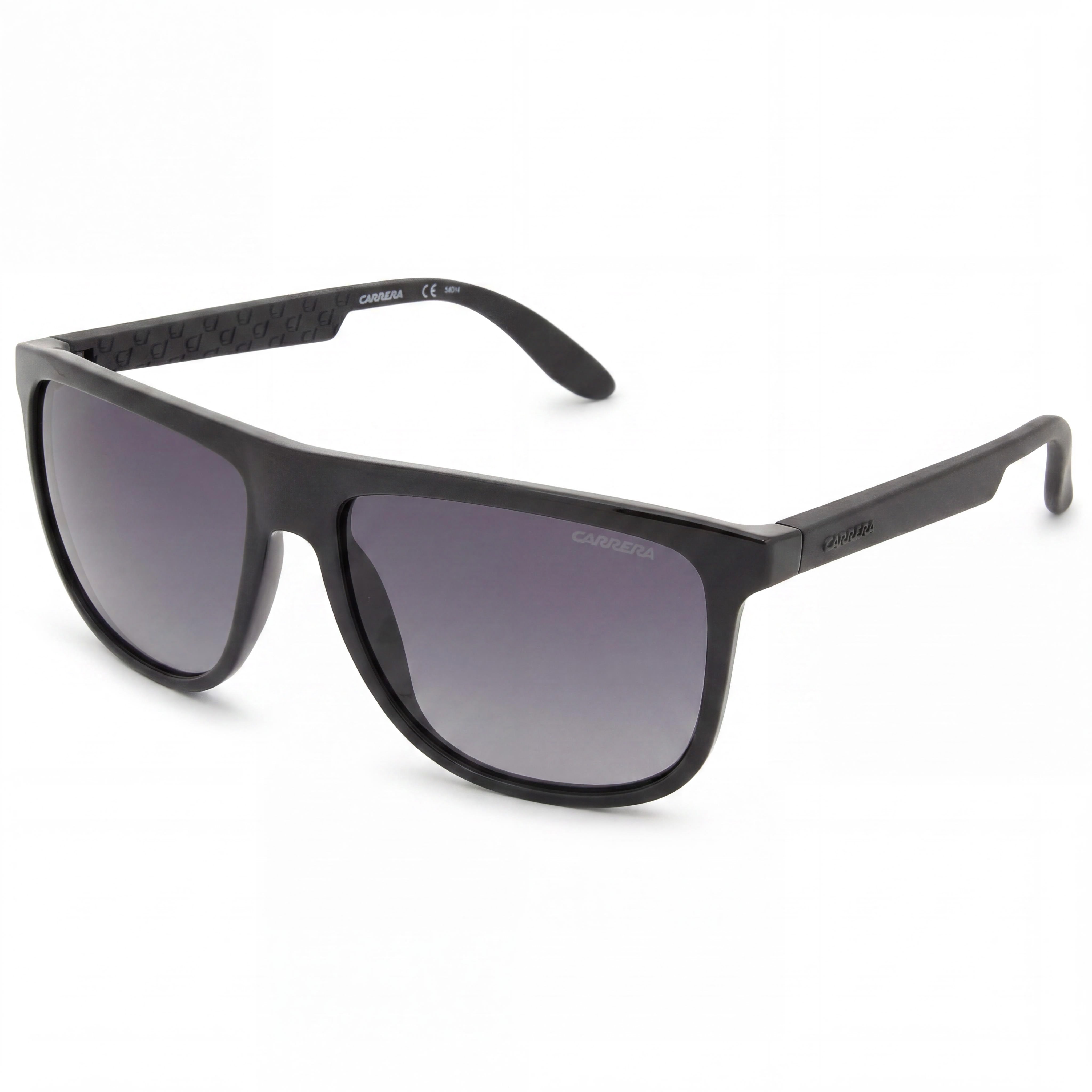 Gafas de sol unisex Carrera Ca5003/S con montura de plástico negra brillante y lentes degradados en gris oscuro, protección UV y antirreflejos de 58 mm., Photo 1