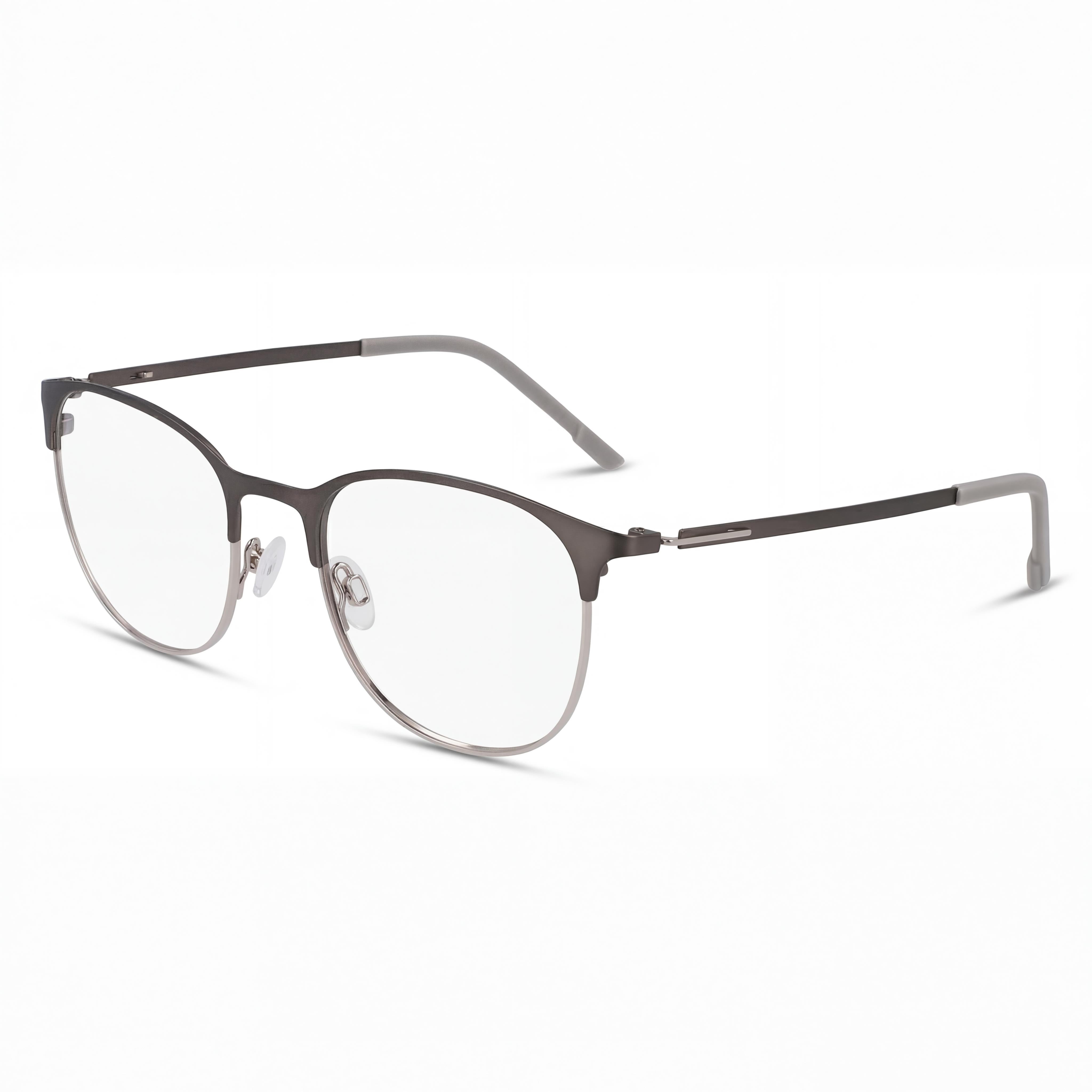 Gafas graduadas Flexon E1142 para hombre, montura de metal mate, lentes de 51 mm, puente de 20 mm, patillas de 145 mm, Photo 1