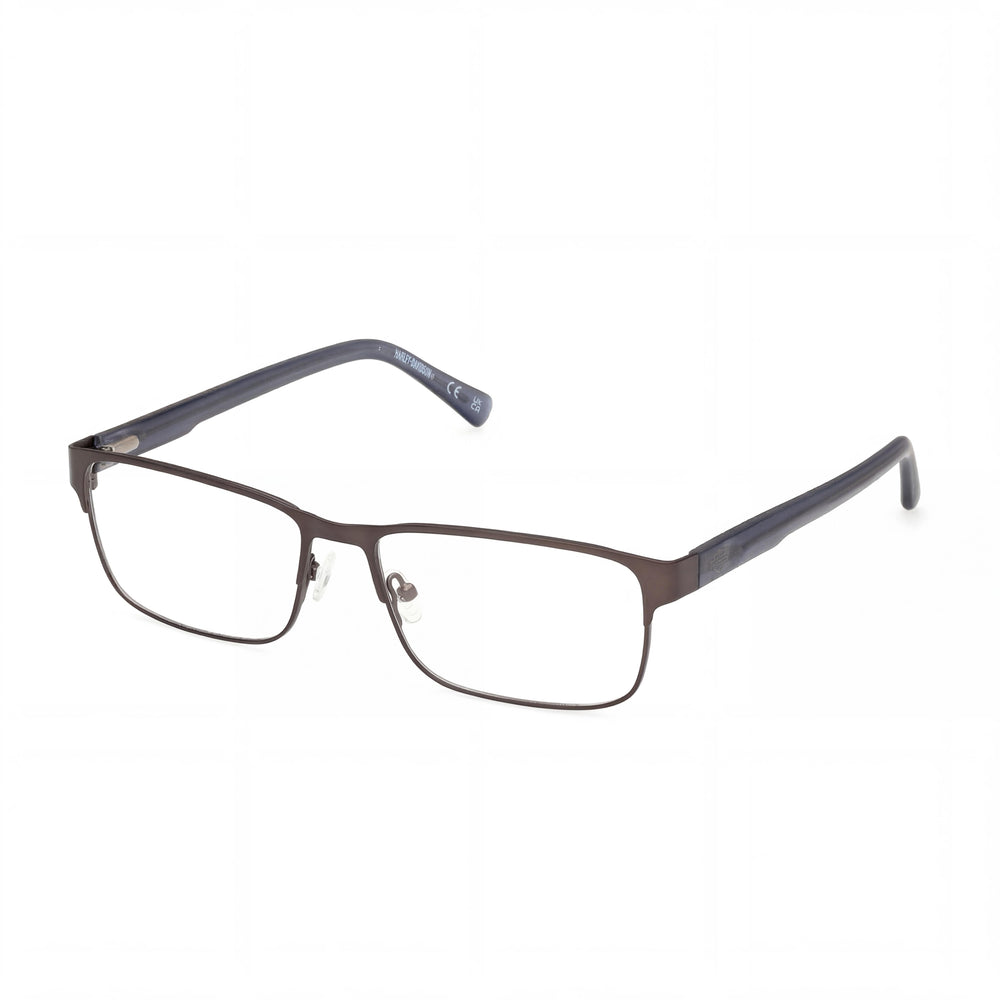 Harley-Davidson Rugged Modern Unisex Plastic Frame Polycarbonate Lens Eyewear Matte Gunmetal 57/16/145