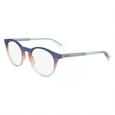 Calvin Klein CK23549 Blue Nude Round Eyeglasses for Women, 50mm