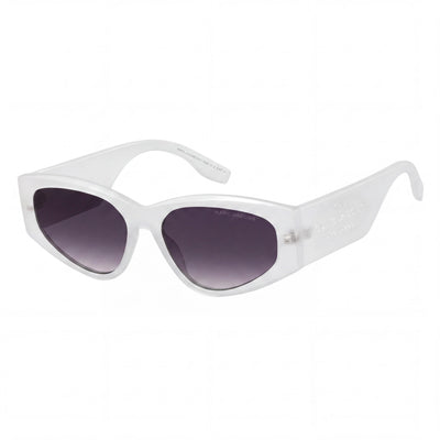 Marc Jacobs Classic Women's Matte Crystal Plastic Frame, Violet Shaded Lenses, Size 16-16-145