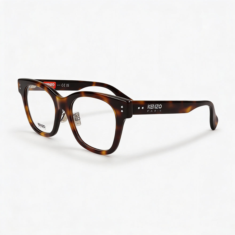 Kenzo Kz50187f Women’s Eyeglasses Frame, Blonde Havana Color, Lens Width 51mm, Bridge Width 19mm, Temple Length 145mm