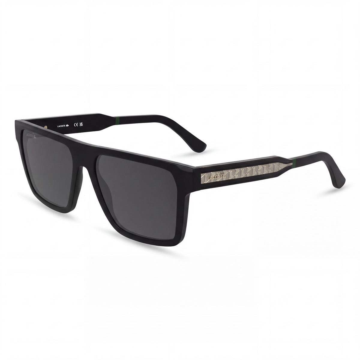 Lacoste L6059s N Men’s Black Plastic Frame Polycarbonate Lens UV Protection Eyewear Lens Width 56mm, Photo 1