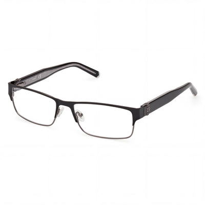 GUESS Women's Modern Professional Acetate Eyeglasses with Matte Black Frame, Size 54-17-145