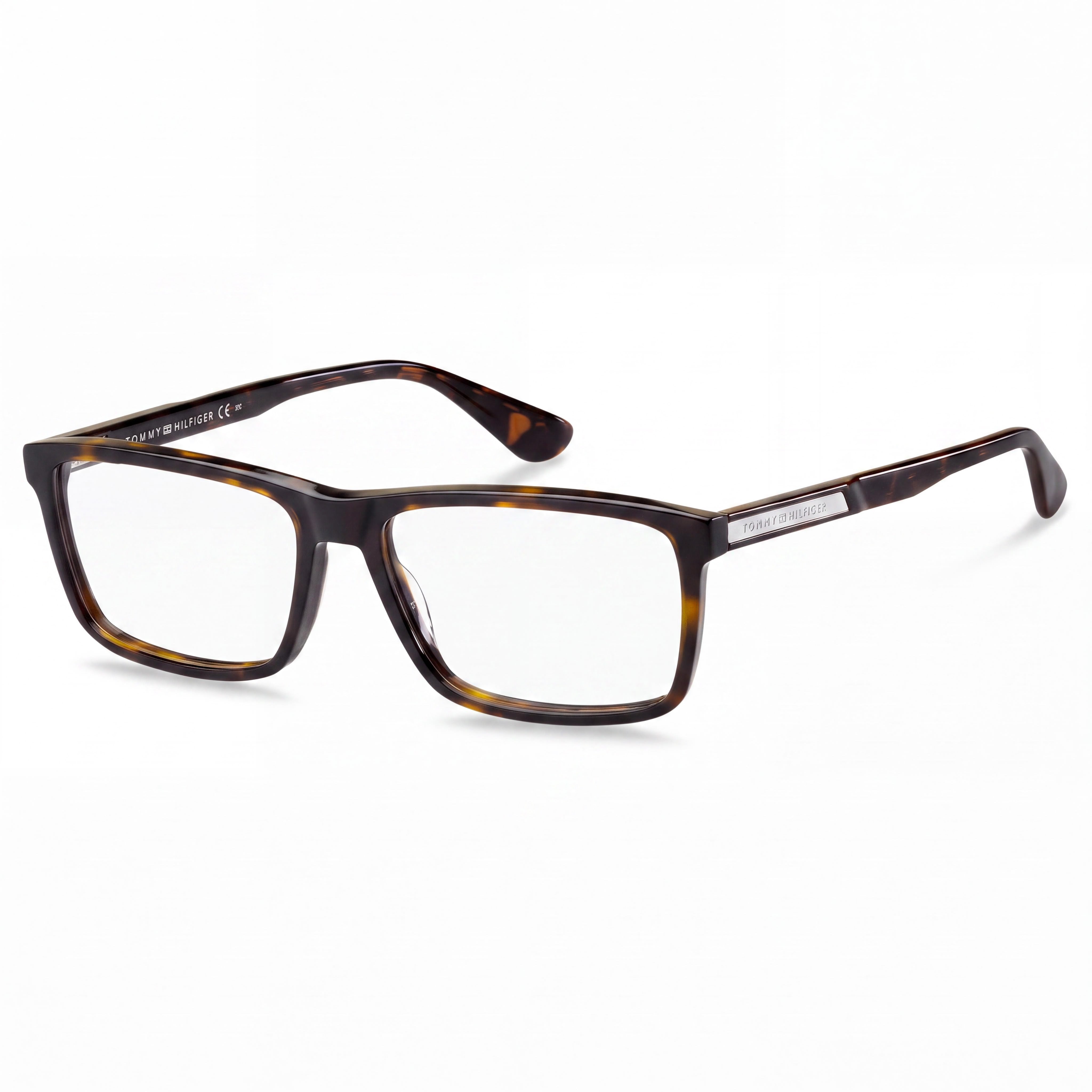 Tommy Hilfiger Th 1549 Unisex Multicolour Acetate Frame Eyewear with Havana Polycarbonate Lenses 55-16-145mm, Photo 1