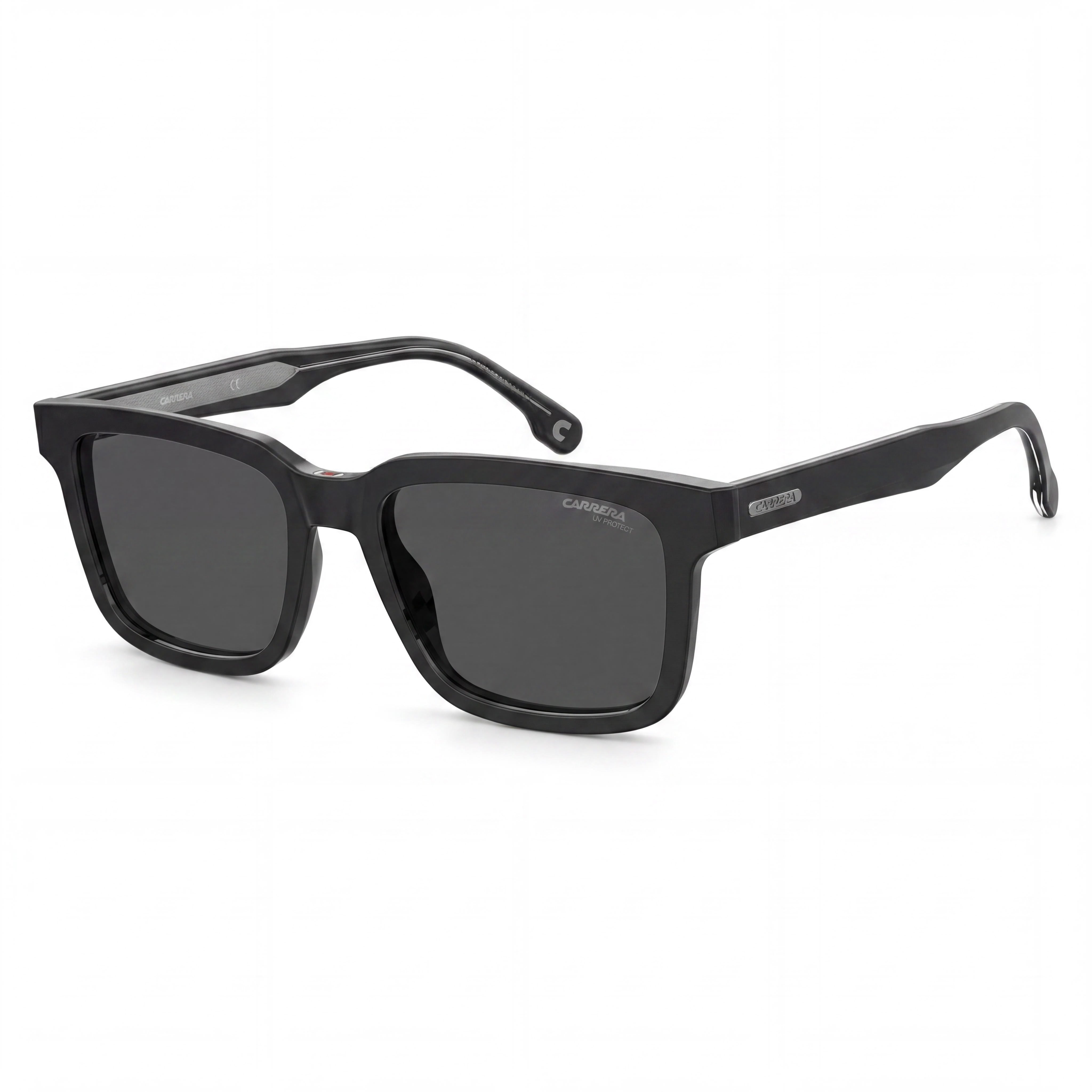 Carrera CARRERA 251/S Unisex Black Acetate Full Rim UV Protection Prescription-Ready Sunglasses 53mm, Photo 1
