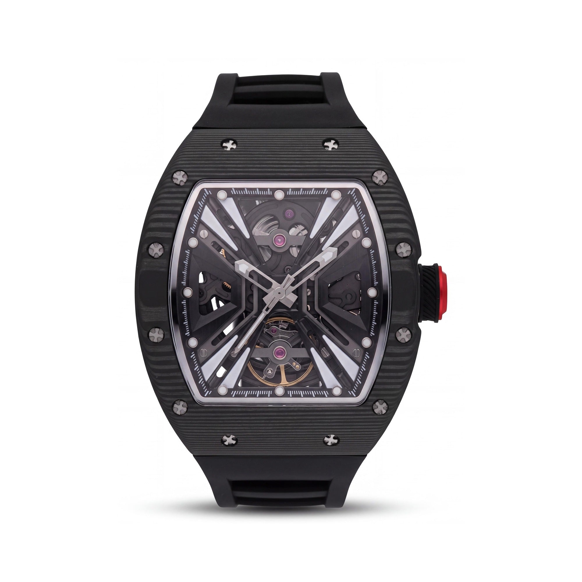 Reloj Invicta S1 Rally 49029 para hombre, cronógrafo automático de 41 mm, esfera negra, correa de acero inoxidable y silicona, Photo 1