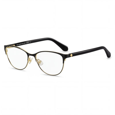 Kate Spade New York HADLEE Women's Black Cat Eye Stainless Steel Eyeglasses 52