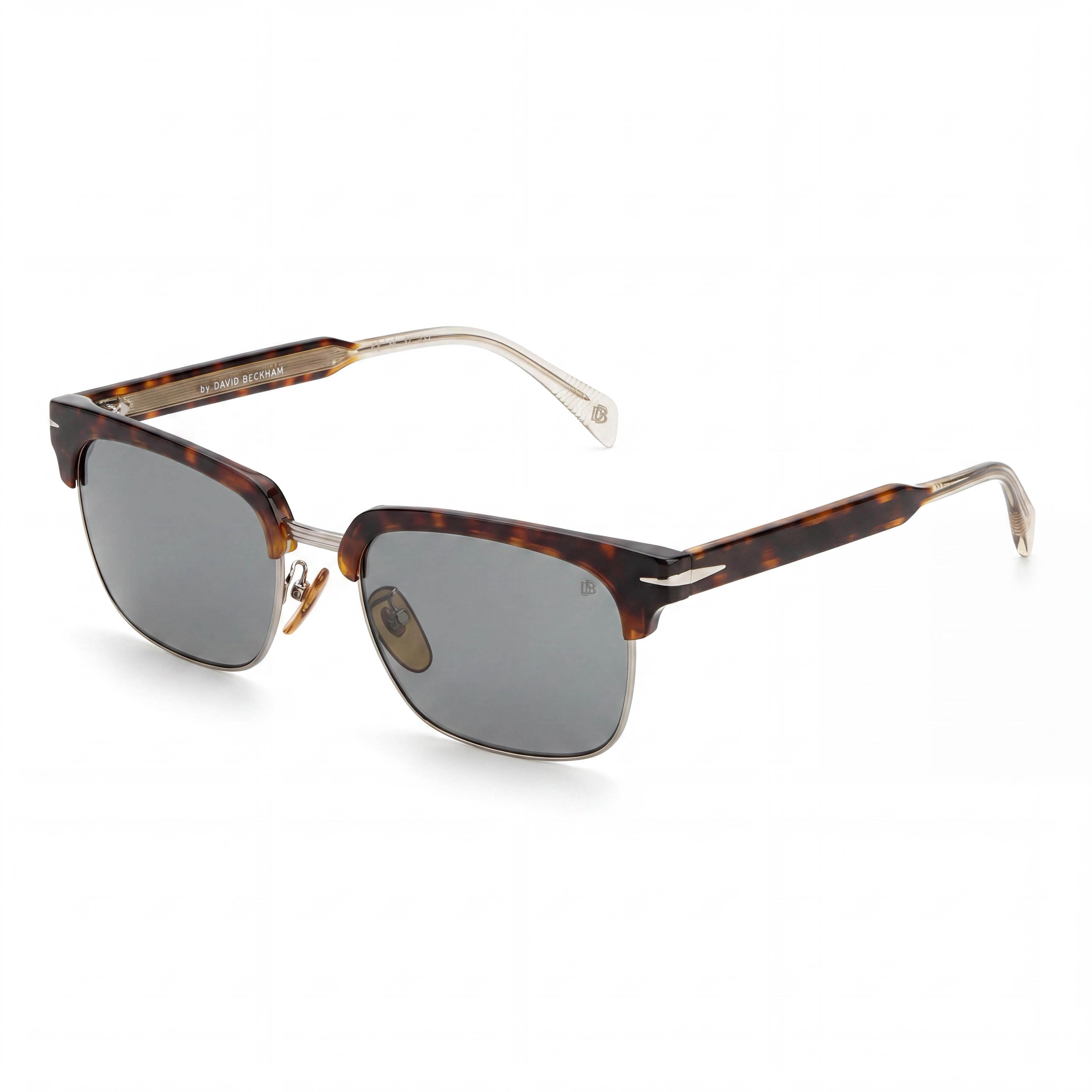 David Beckham Db 1119/g/s Unisex Havan Ruthen Stainless Steel Sunglasses 100% UV Protection Polycarbonate Lenses 55mm, Photo 1