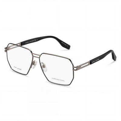 Marc Jacobs Marc 635 Gafas de metal rutenio negro, de moda, modernas, unisex, marco de 59 mm