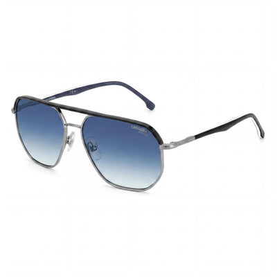 Carrera Classic Men's Stainless Steel Dark Blue Gradient Frame Ruthen Blue Lens UV Protected 59mm Sunglasses
