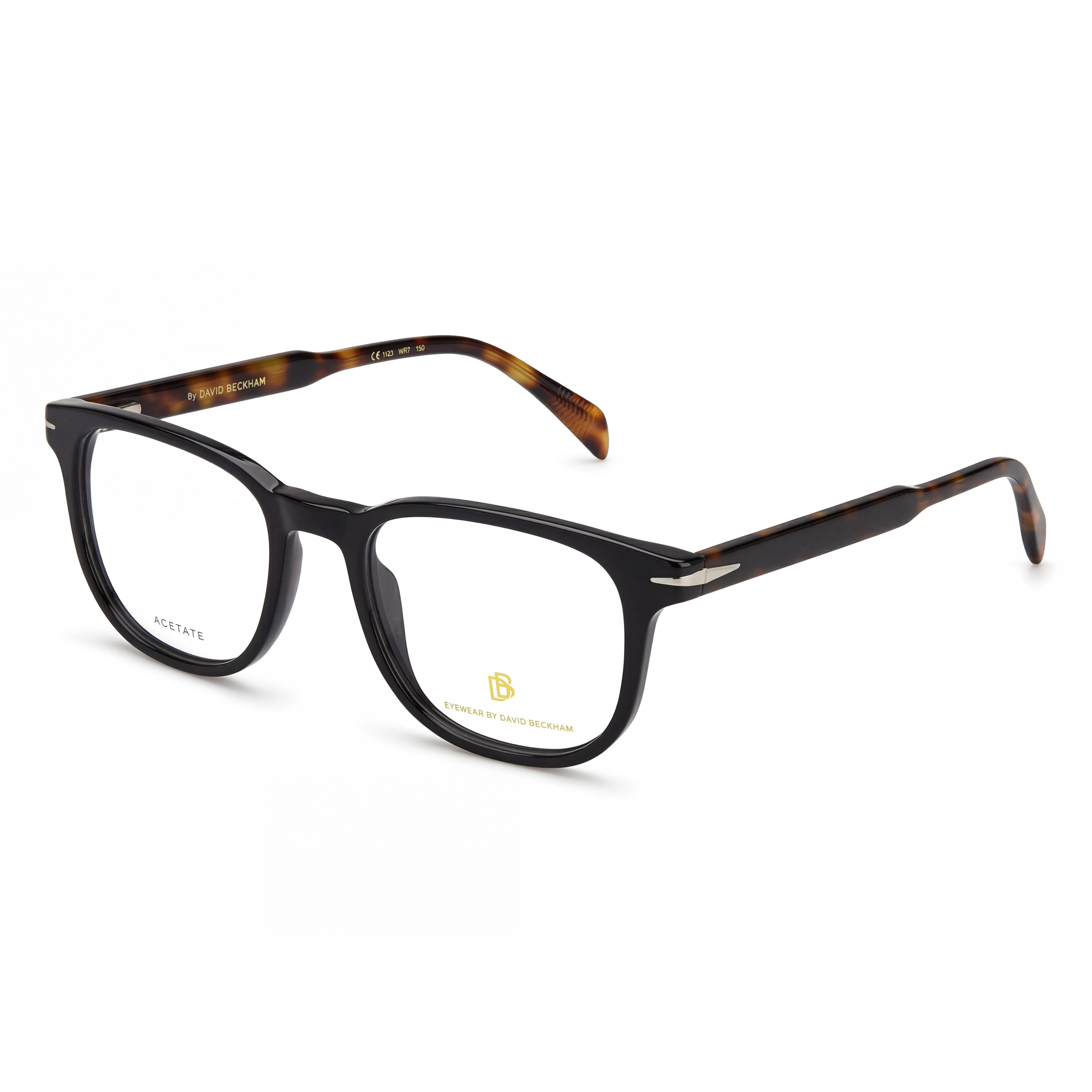 Gafas de sol casuales para hombre David Beckham Db 1123, negras havana, de plástico, 50 mm, Photo 1