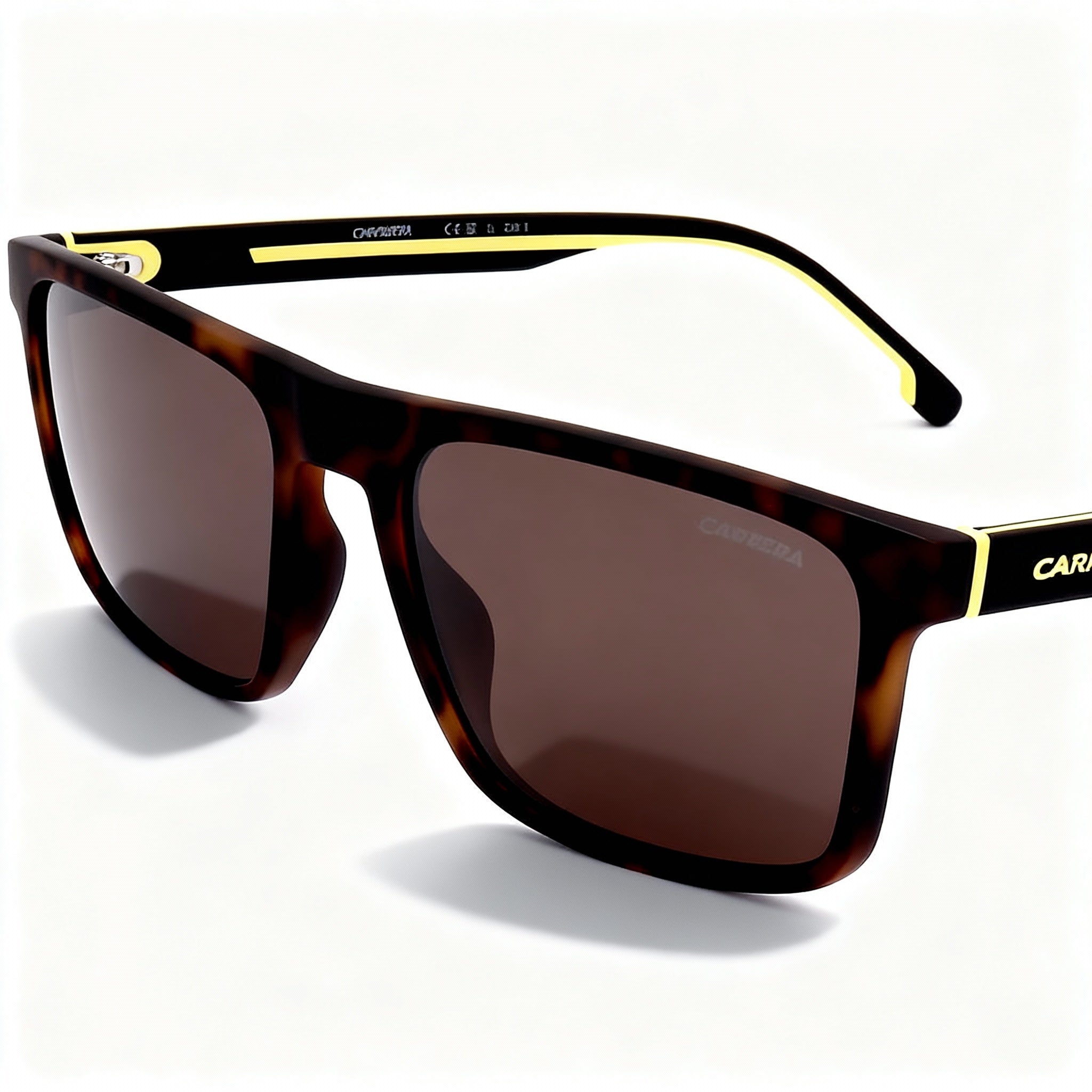 Carrera Modern Men's Polyamide Matte Havana Non-Polarized UV Protection Sunglasses 57mm