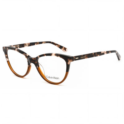 Gafas de sol Calvin Klein Modern Unisex polarizadas con montura de aleación de acero color carey arena y lentes de 53 mm de ancho