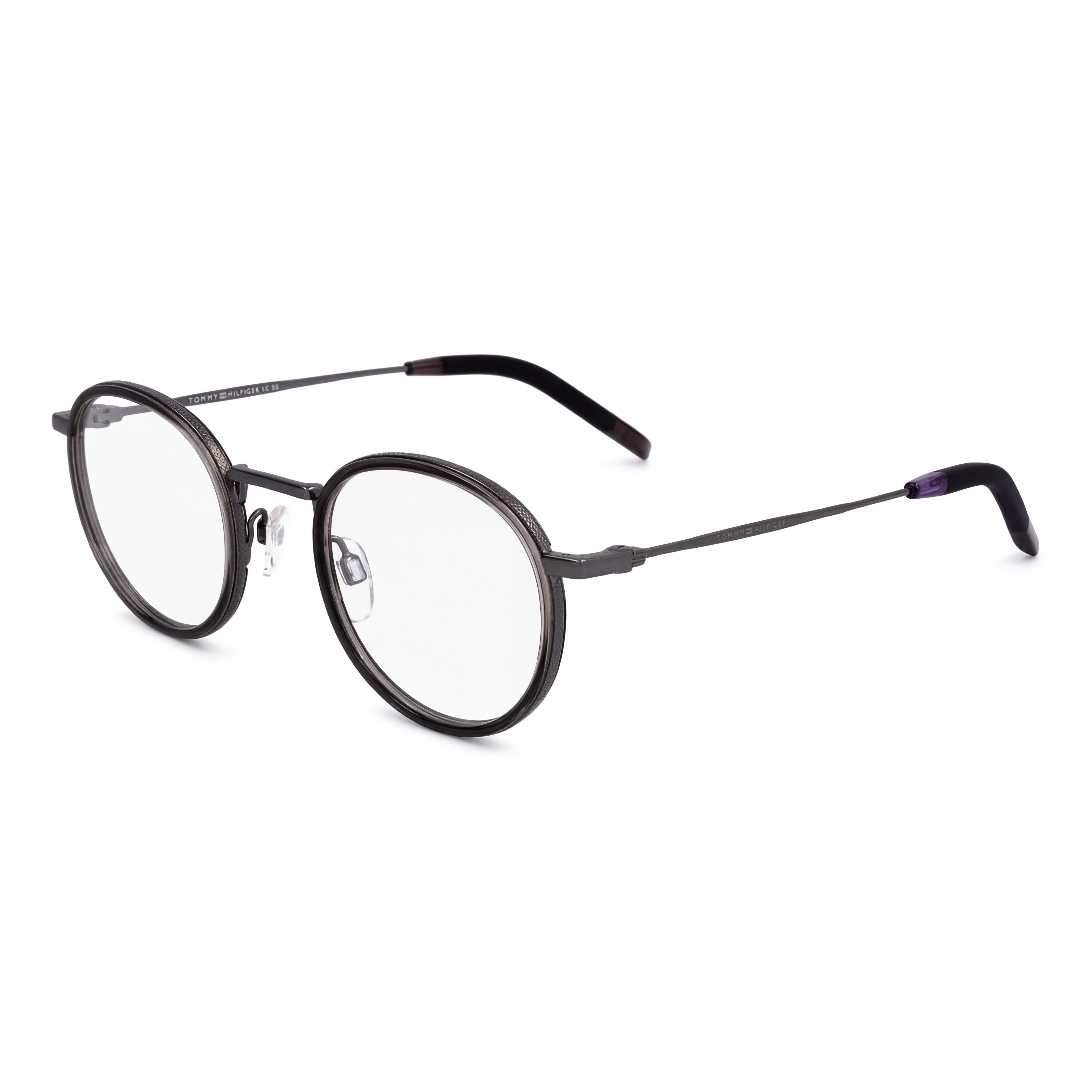 Tommy Hilfiger TH 1815 Classic Style Men's Optical Eyewear Frame, Olive Metal, 49mm Lens Width, Photo 1