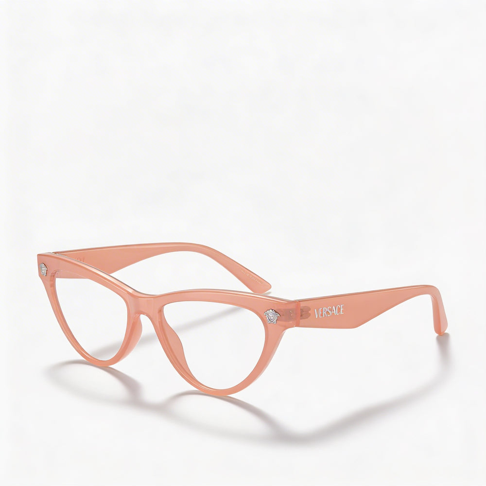 Versace Ve 3364 U Women's Pink Opal Injected Eyeglasses 52mm