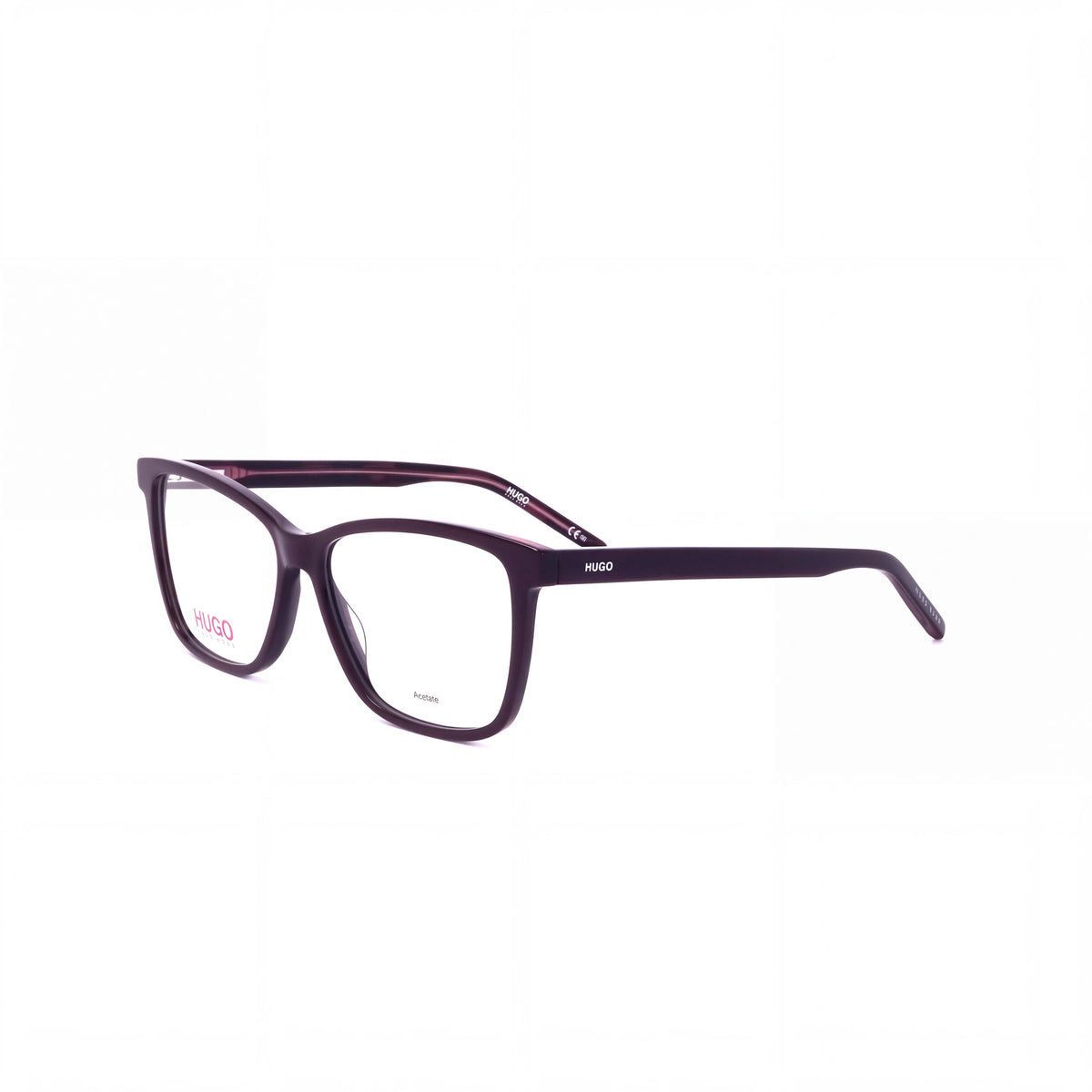 Hugo Boss Hg 1078 Women's Burgundy Pattern Acetate Non-Polarised Sunglasses 100% UV Protection 54mm, Photo 1
