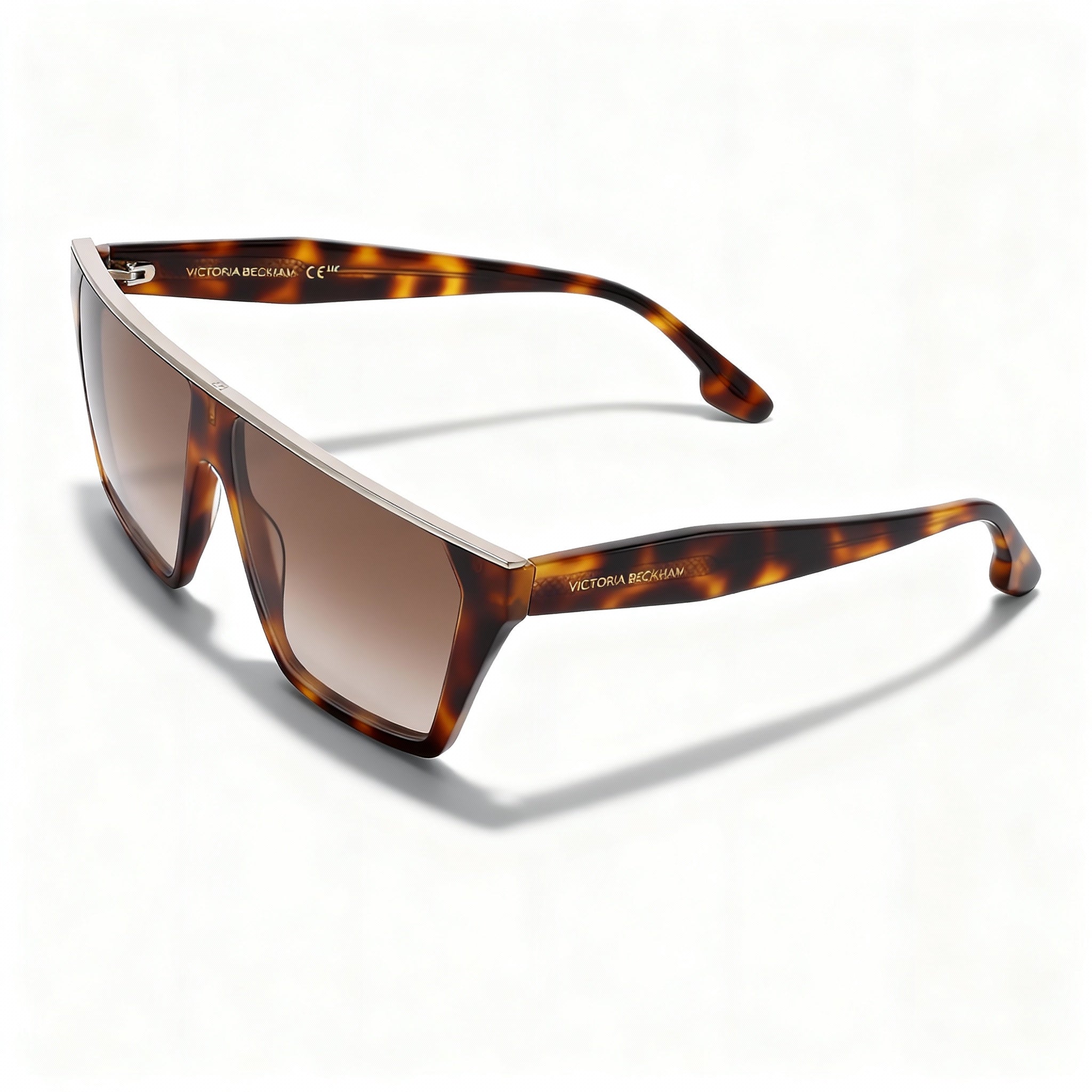 Victoria Beckham VB683S Women's Tortoise Sunglasses, featuring 58mm Lens Width, 12mm Bridge, 145mm Temple Length