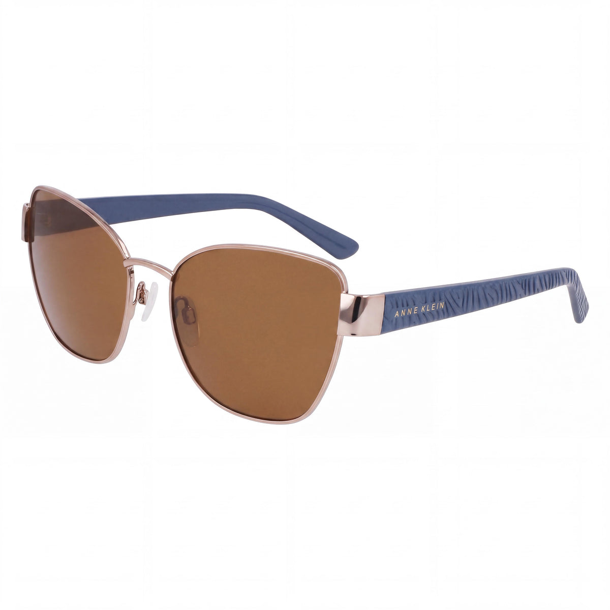 Anne Klein Modern Women's Rose Gold Acetate Frame Polarized Multicolor Polycarbonate Lens 58mm Lens Width Eyewear, Photo 1