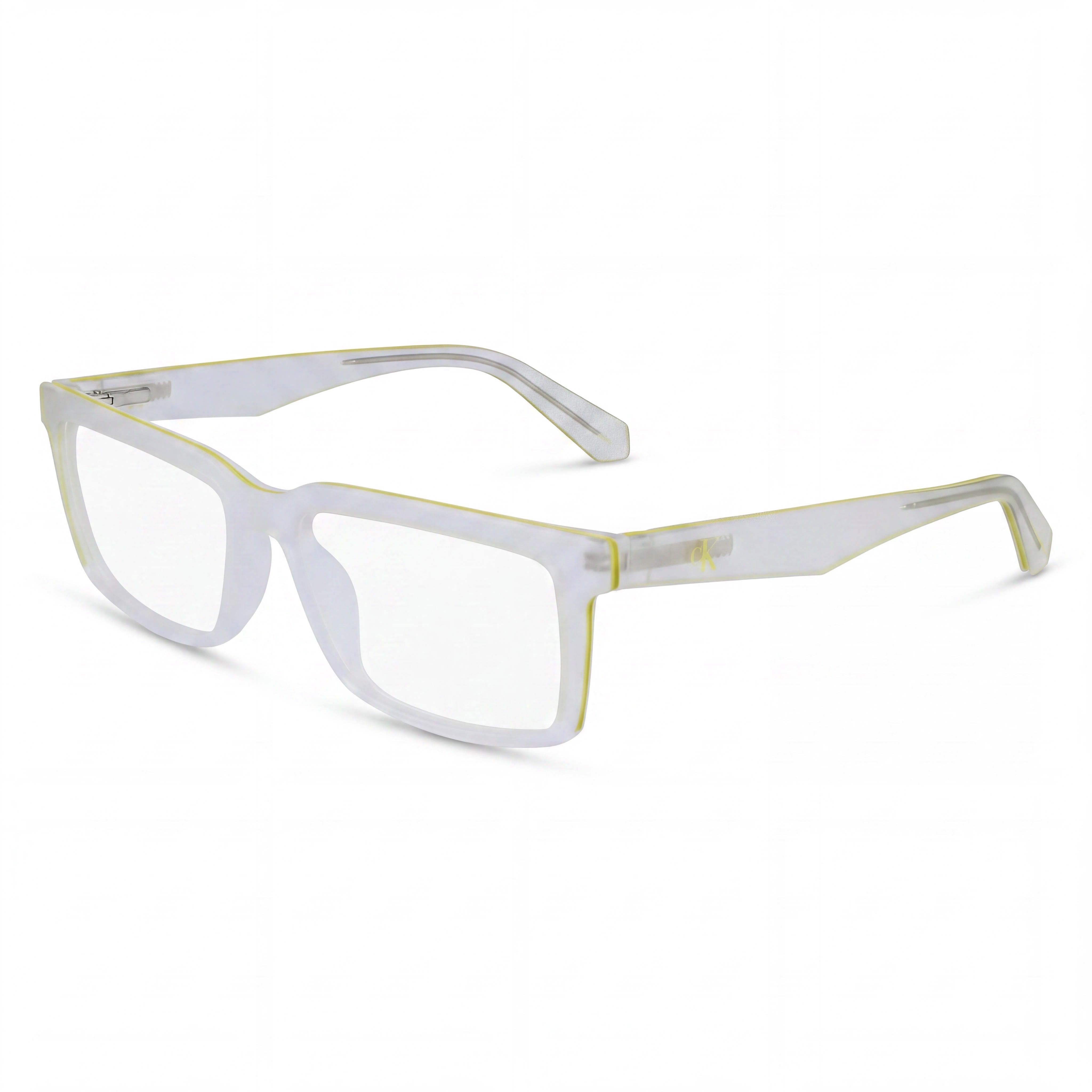 Gafas de sol Calvin Klein Jeans Modern Unisex con montura de plástico inyectado transparente, tamaño 55 mm, Photo 1