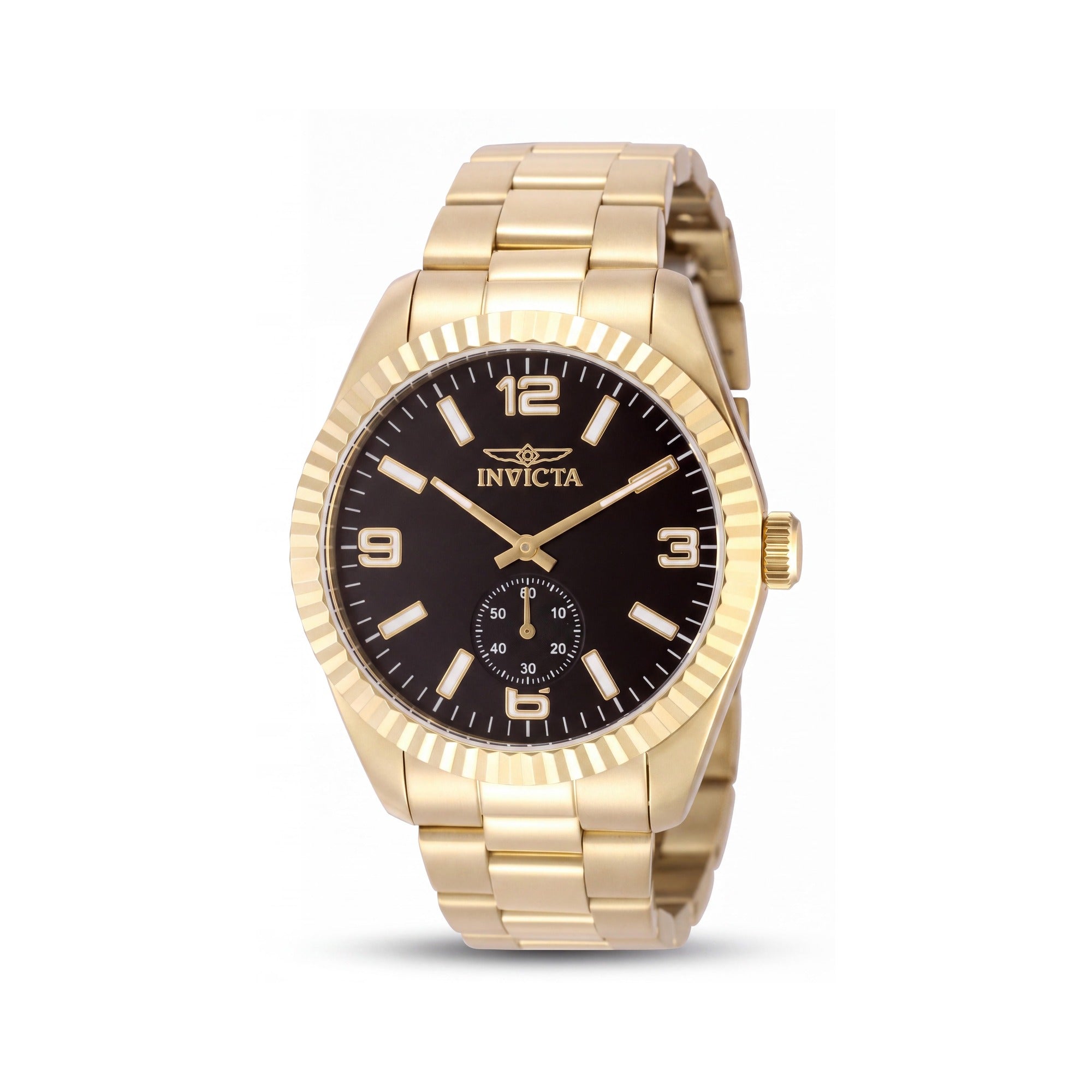 Invicta Specialty 49389 Men's Black Dial Stainless Steel Case & Bracelet Quartz Watch 43mm 5 ATM Water Resistant, Photo 1