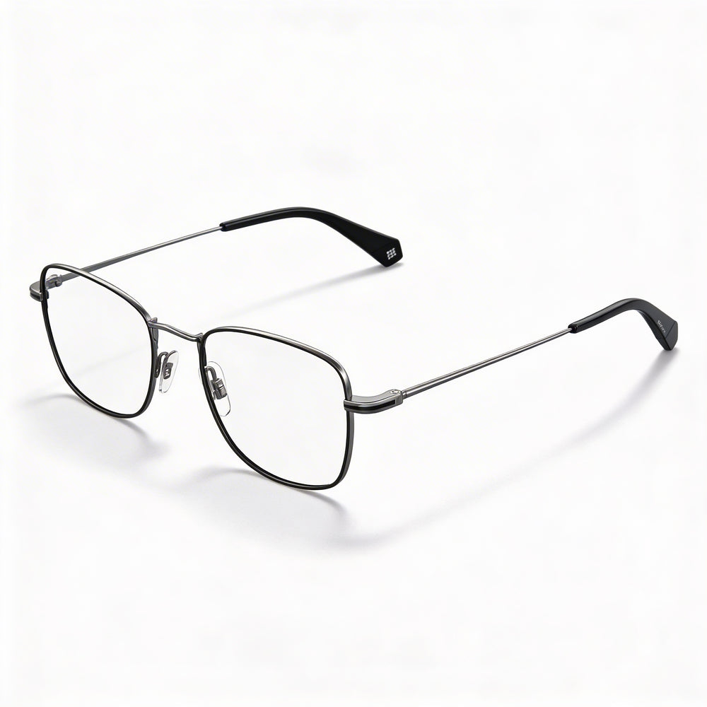 Gafas de sol Polaroid Pld D377/G unisex de acero inoxidable negro rutenio con lentes de policarbonato de 51 mm