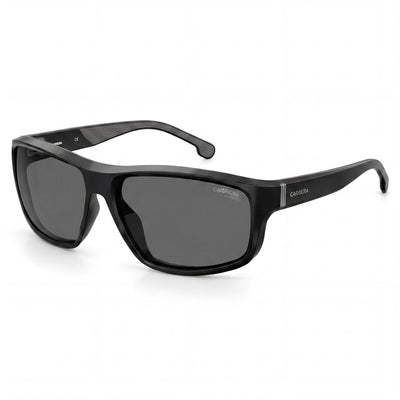 Carrera 8038/S Men's Black Grey Polyamide Frame Non-Polarized Black Lens UV Protection Sunglasses 61mm