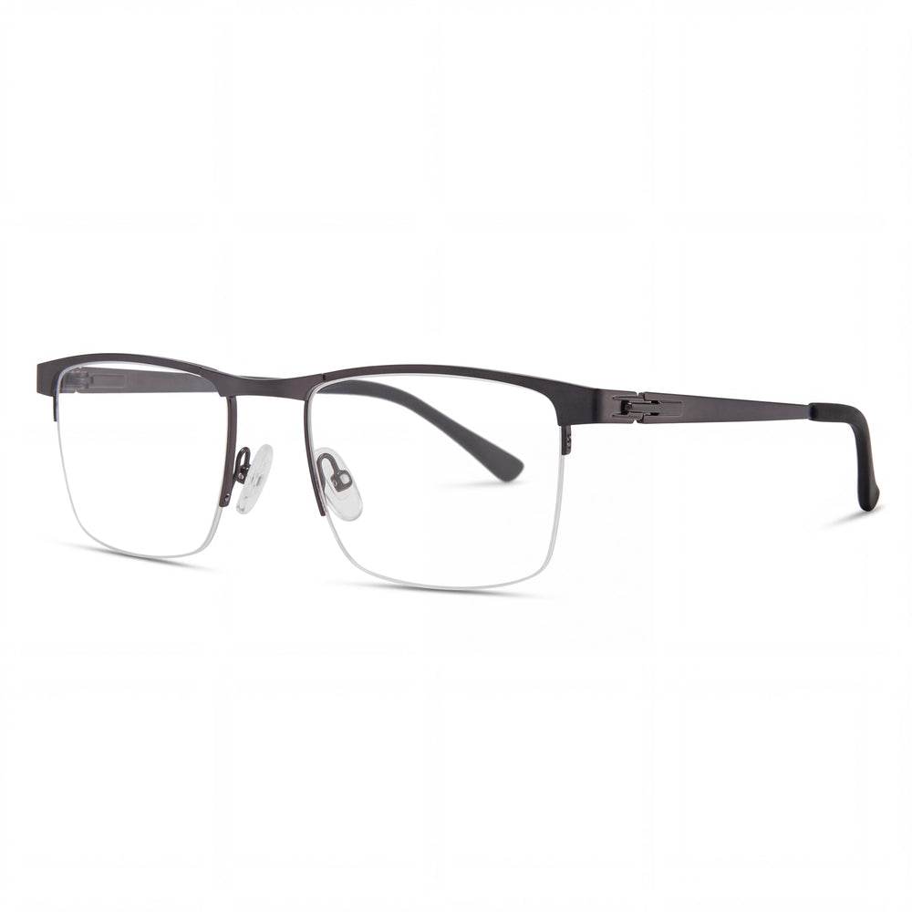 Chesterfield Ch 113xl Men's Grey Metal Frame Polycarbonate Optical Glasses Lens Width 57mm