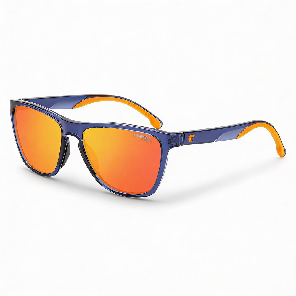 Carrera Classic 8058/S Unisex Blue Orange Injection Propionate UV Protection Sunglasses, 56mm