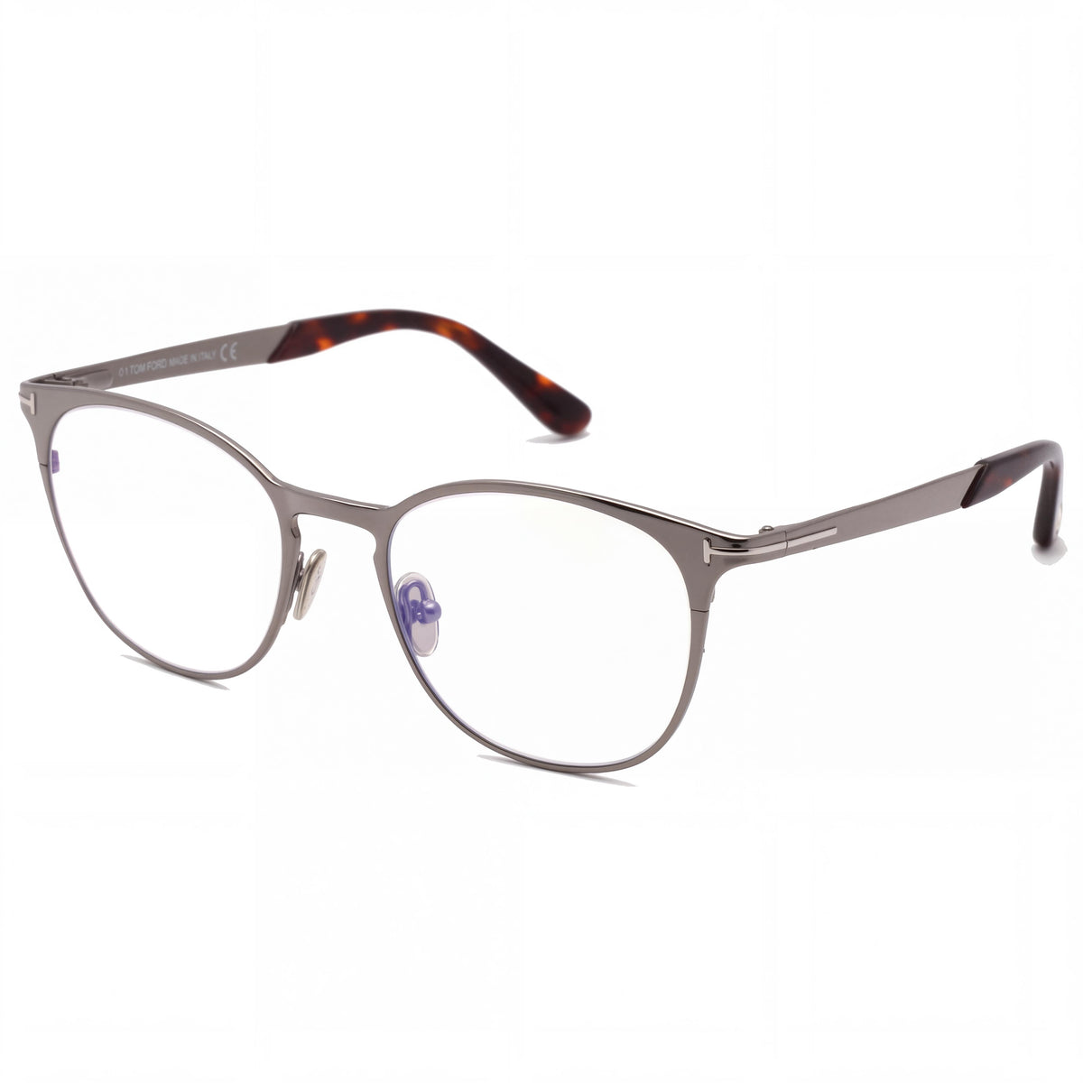 Tom Ford Ft5732-b Men's Anthracite Grey Metal Blue-Light Block Eyeglasses 50mm, Photo 1