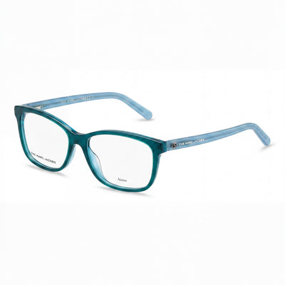 Monturas de gafas Marc Jacobs para mujer, color verde azur, acetato, no graduadas, 53-15-140 mm