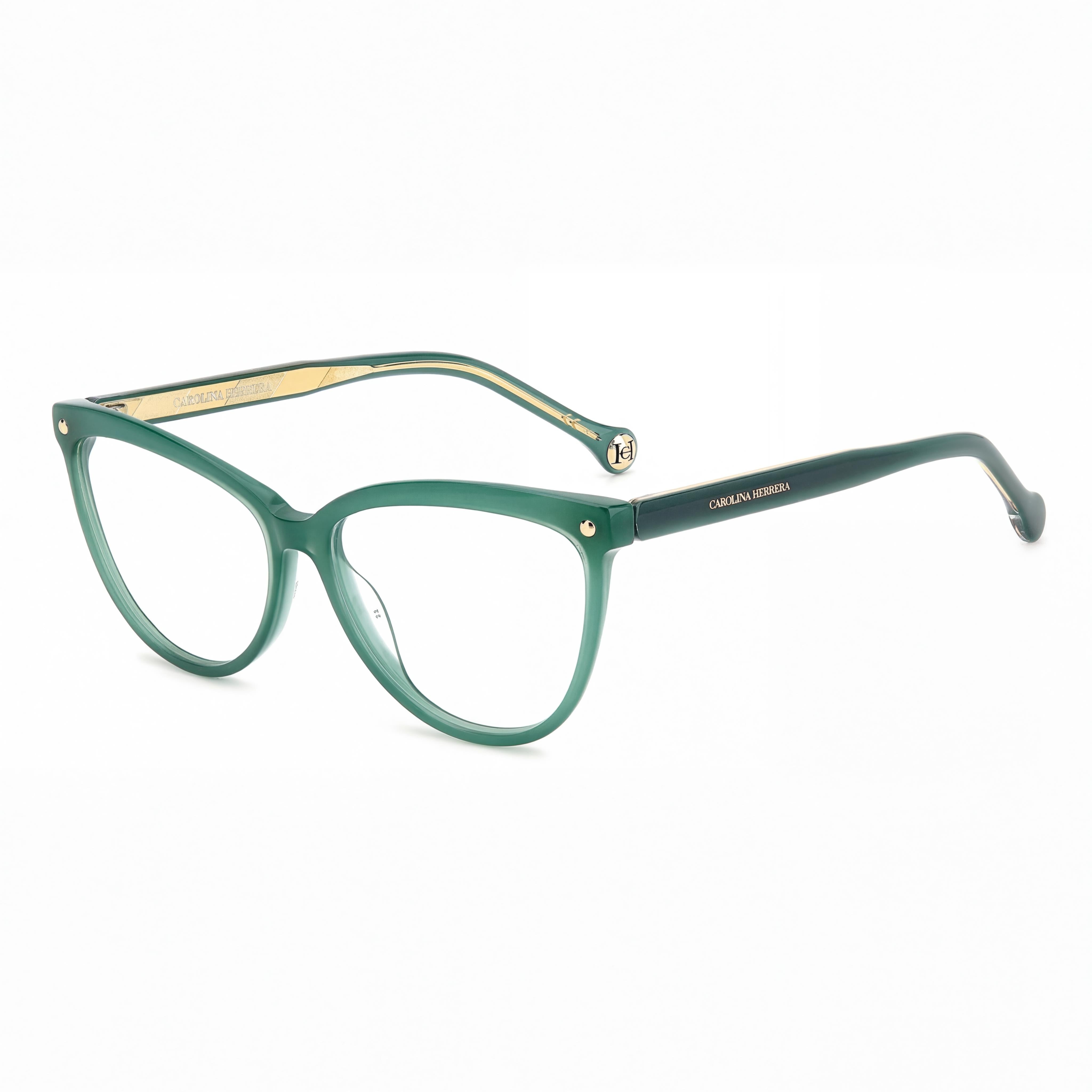 Carolina Herrera Modern Women's Green Acetate Non-polarised Sunglasses with 56mm Lens Width, Photo 1