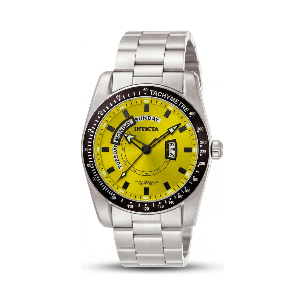 Invicta 6319 Men's Silver Yellow Watch, 45mm