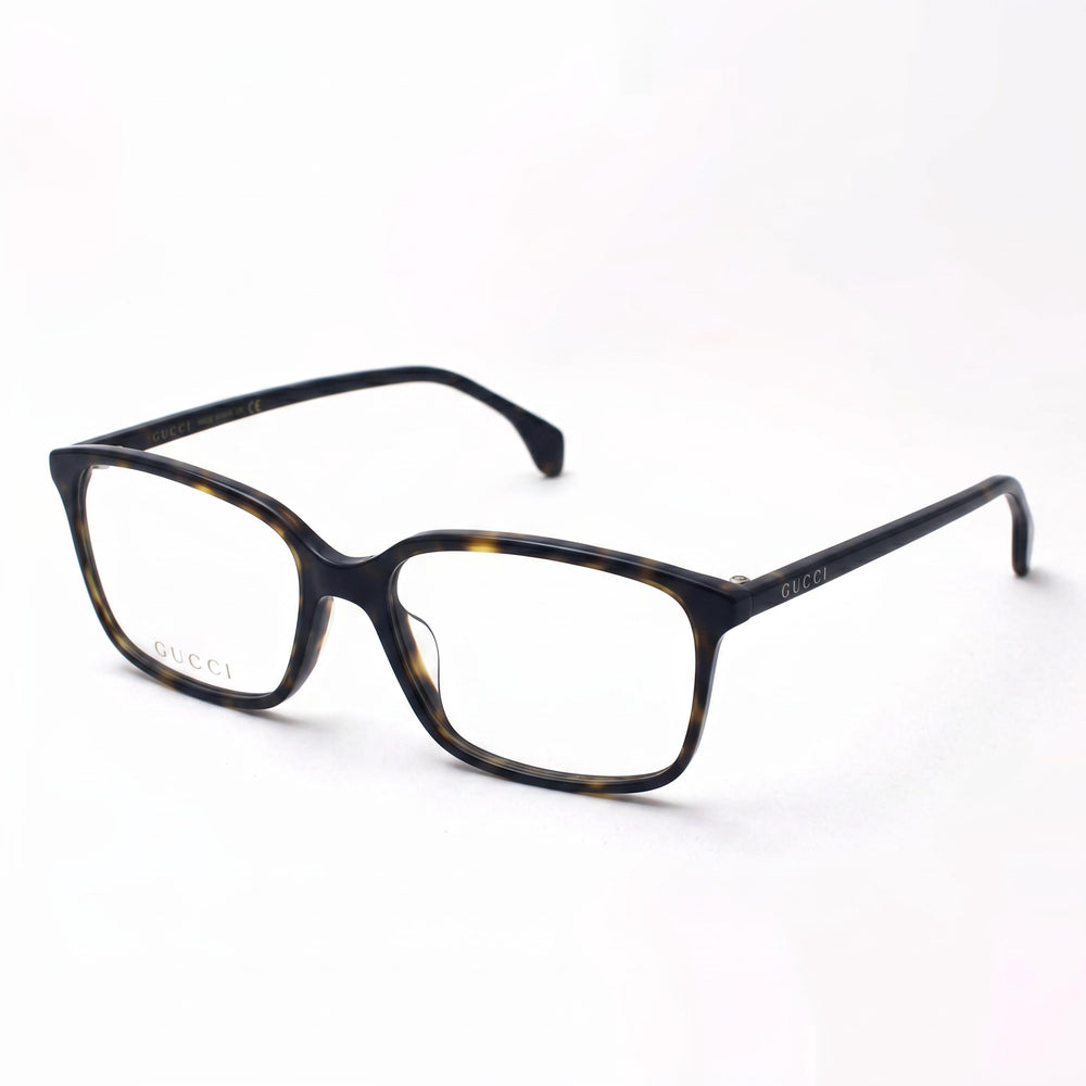 Gafas de sol Gucci Havana para hombre con montura de plástico y lentes transparentes personalizables, puente de 52 mm, patilla de 145 mm