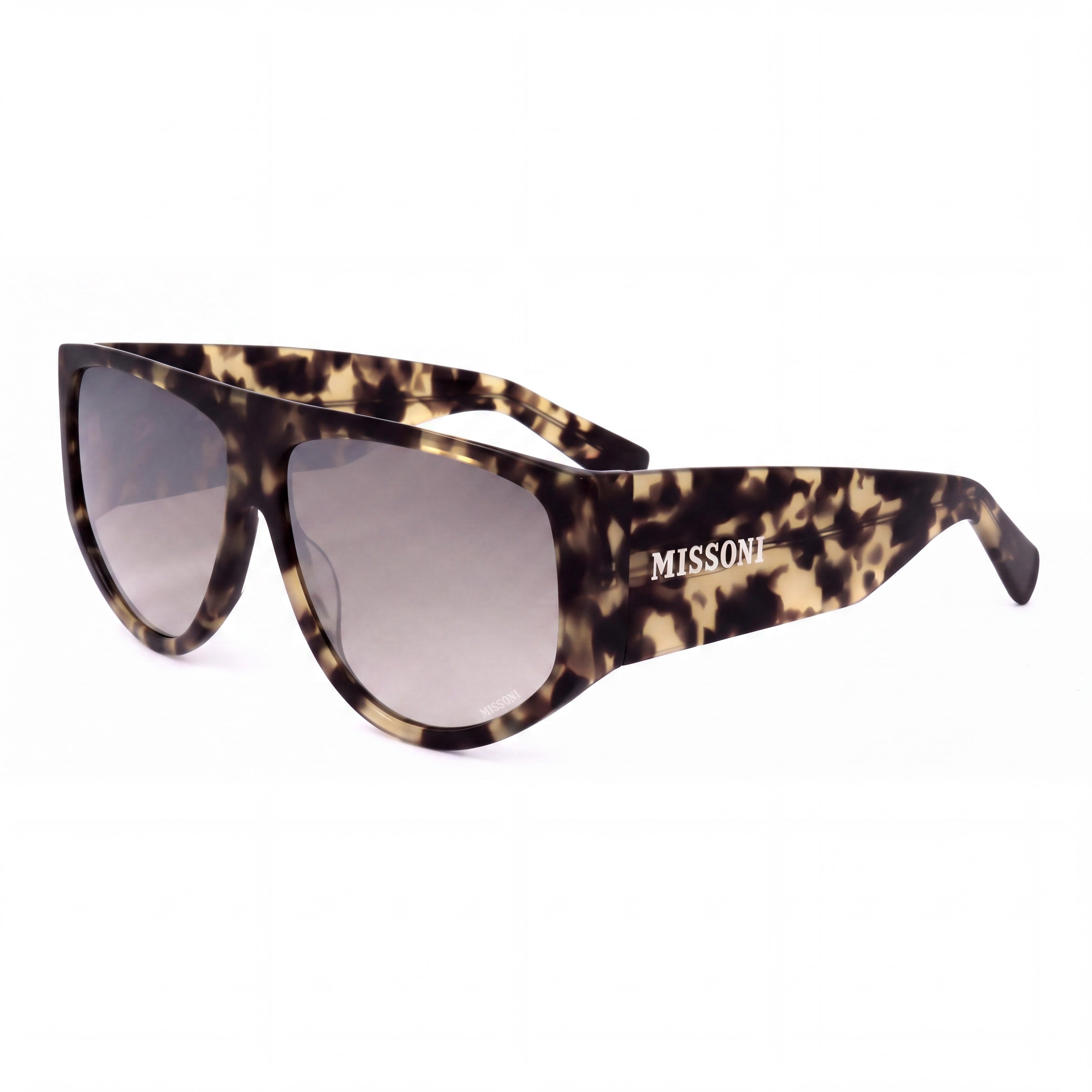 M Missoni Missoni Seasonal Women's Acetate Frame UV Protected Brown Yellow Havana Sunglasses 61mm, Photo 1