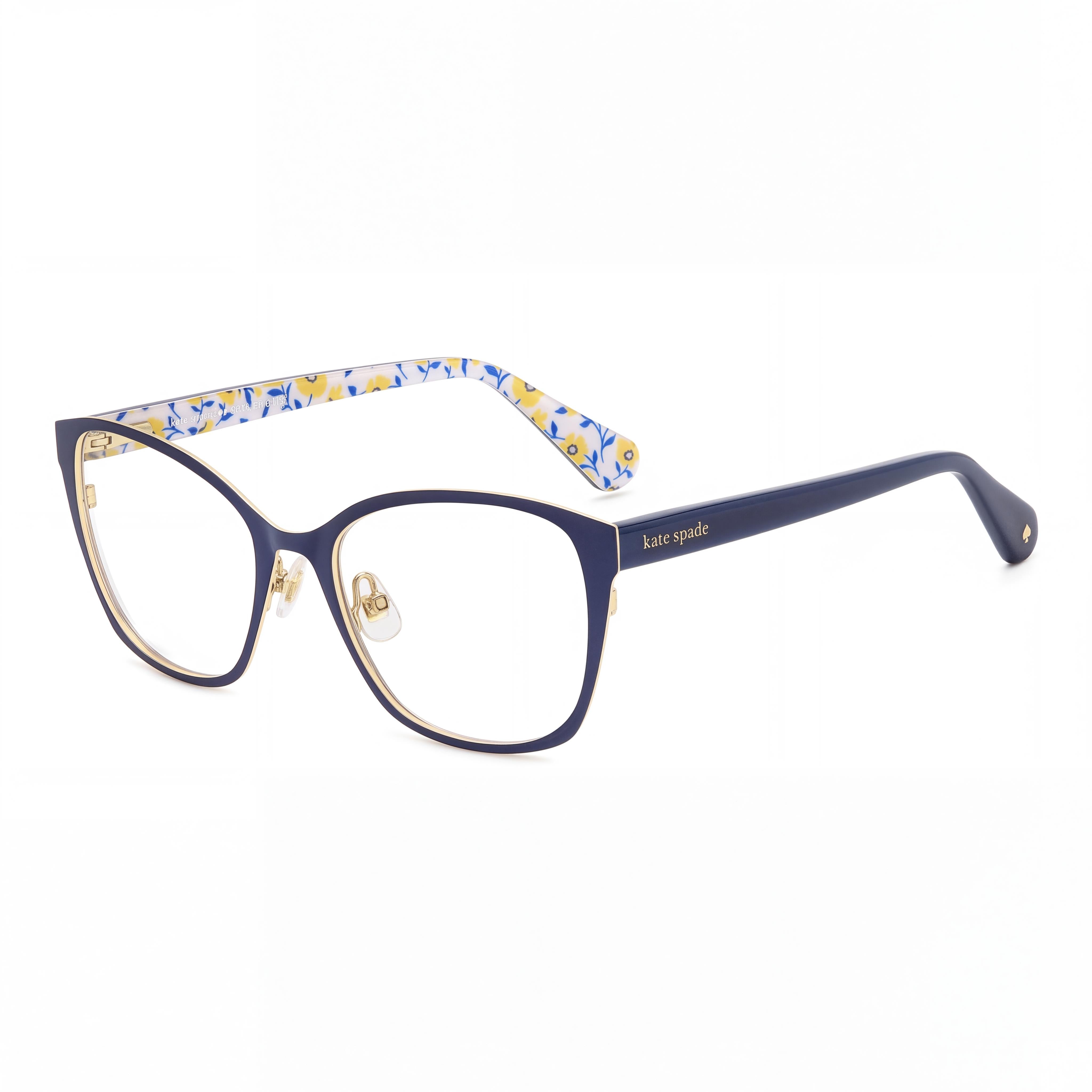 kate spade new york Classic Women's Blue Stainless Steel Multicolor Non-Polarized Eyewear 51-17-140, Photo 1