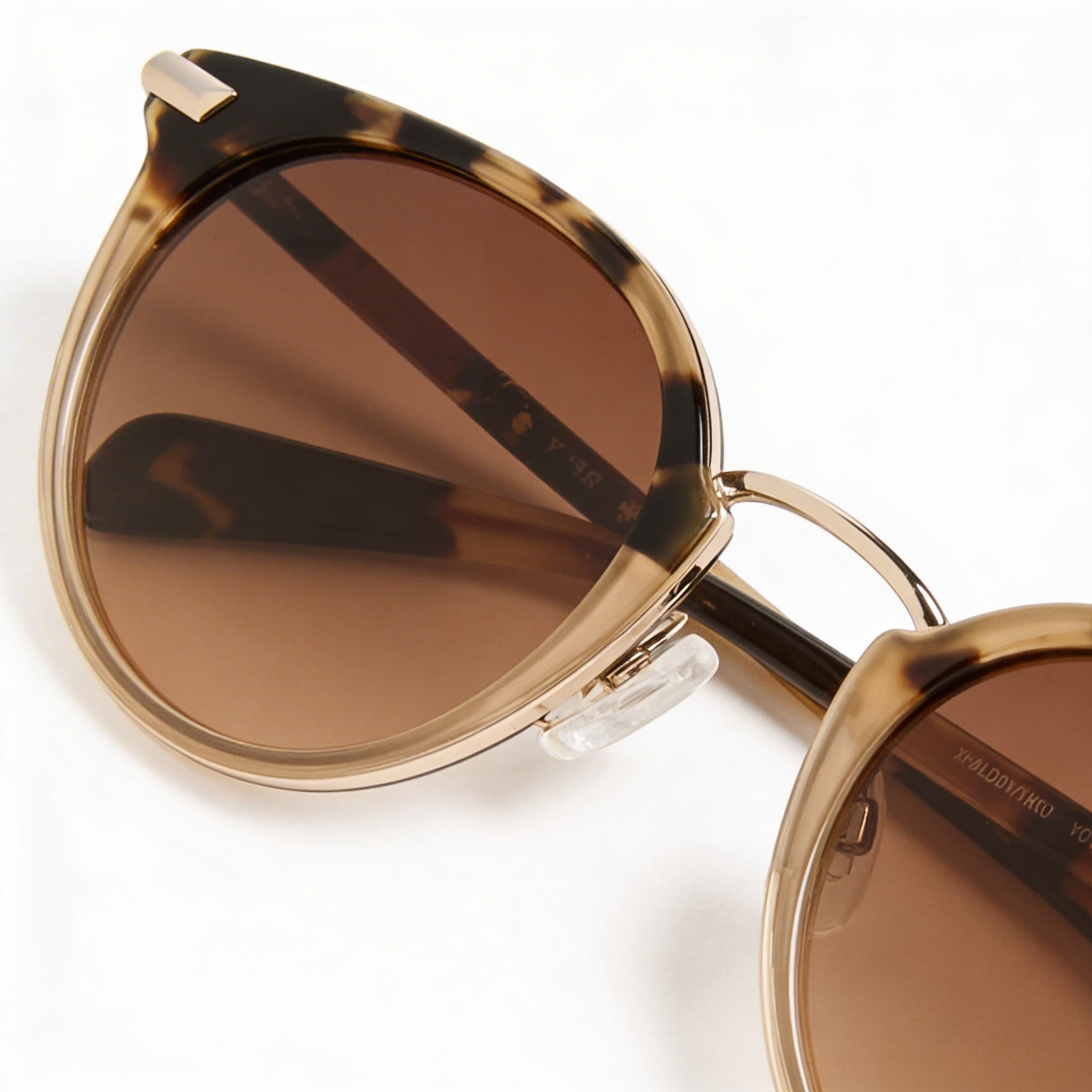 Gafas de sol Rag & Bone Wayfarers con montura metálica para mujer, color miel habana, protección UV no polarizada, 53 mm, Photo 2